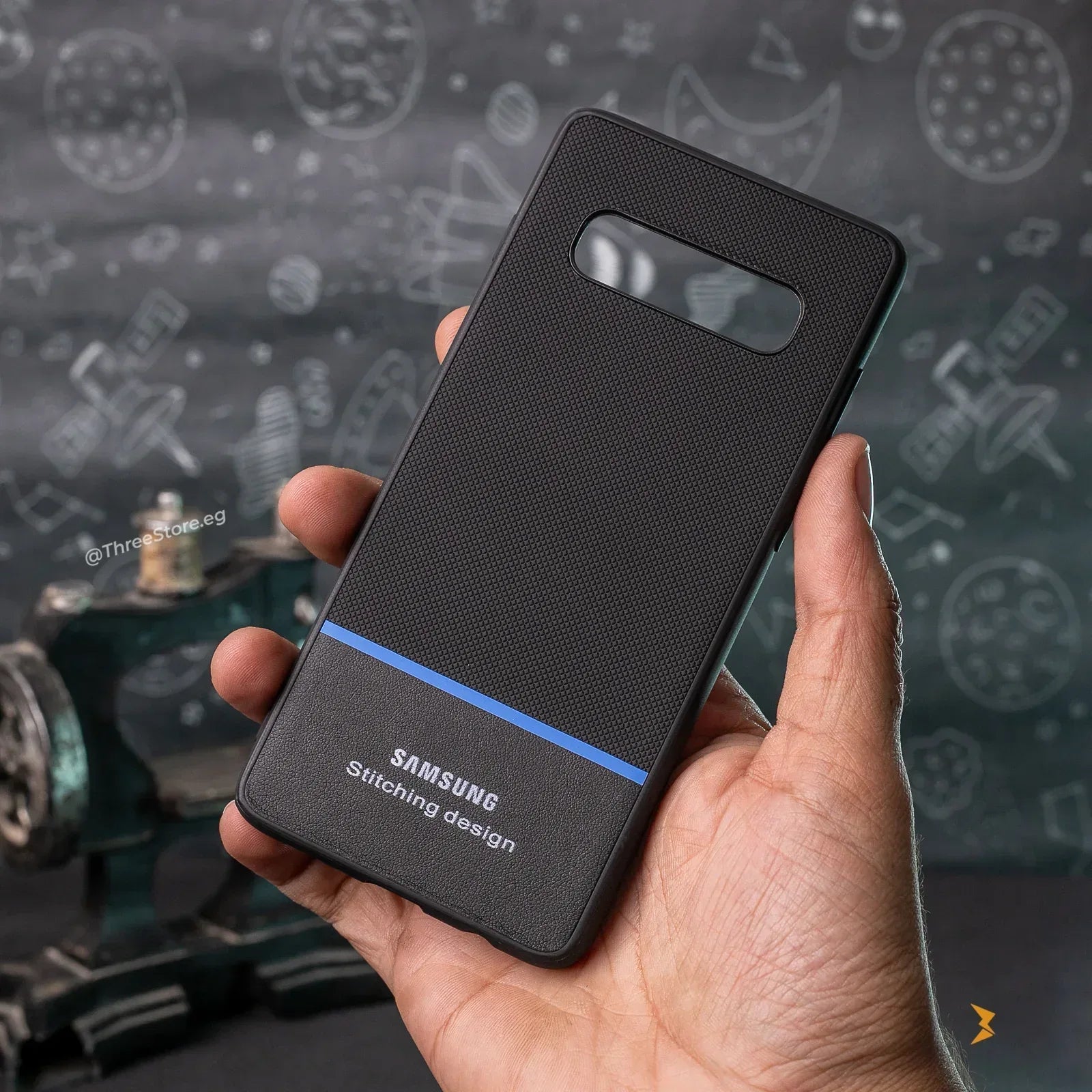 Color Line Leather Case Samsung S10 Plus - Three