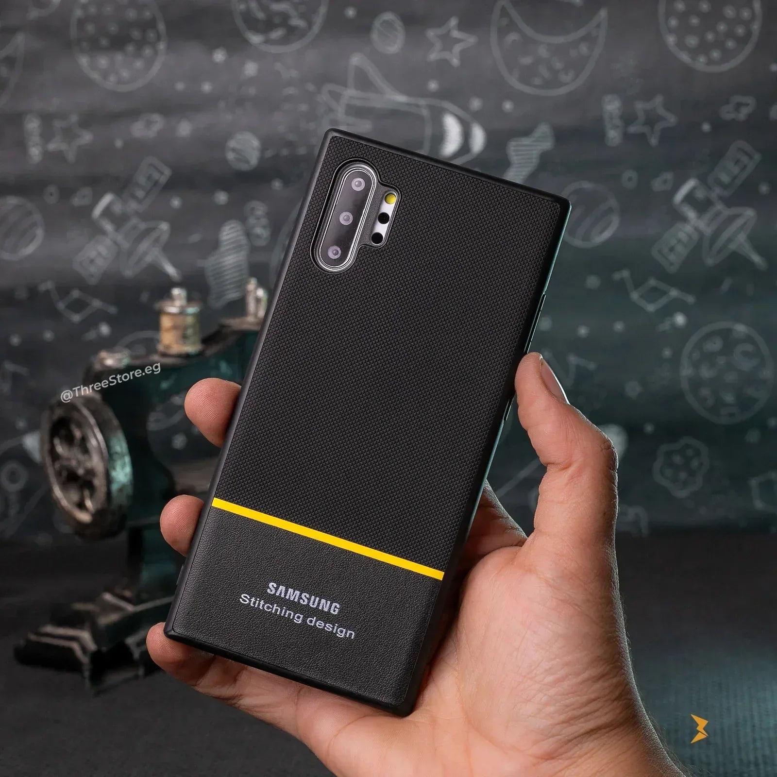 Color Line Leather Case Samsung Note 10 Plus - Three