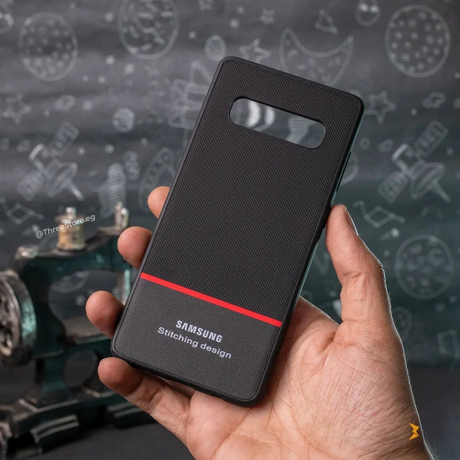 Color Line Leather Case Samsung S10 Plus - Three