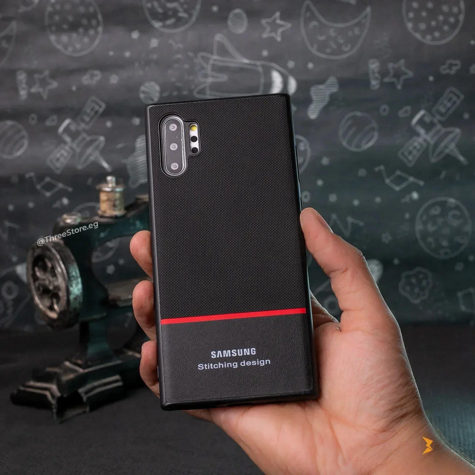 Color Line Leather Case Samsung Note 10 Plus - Three