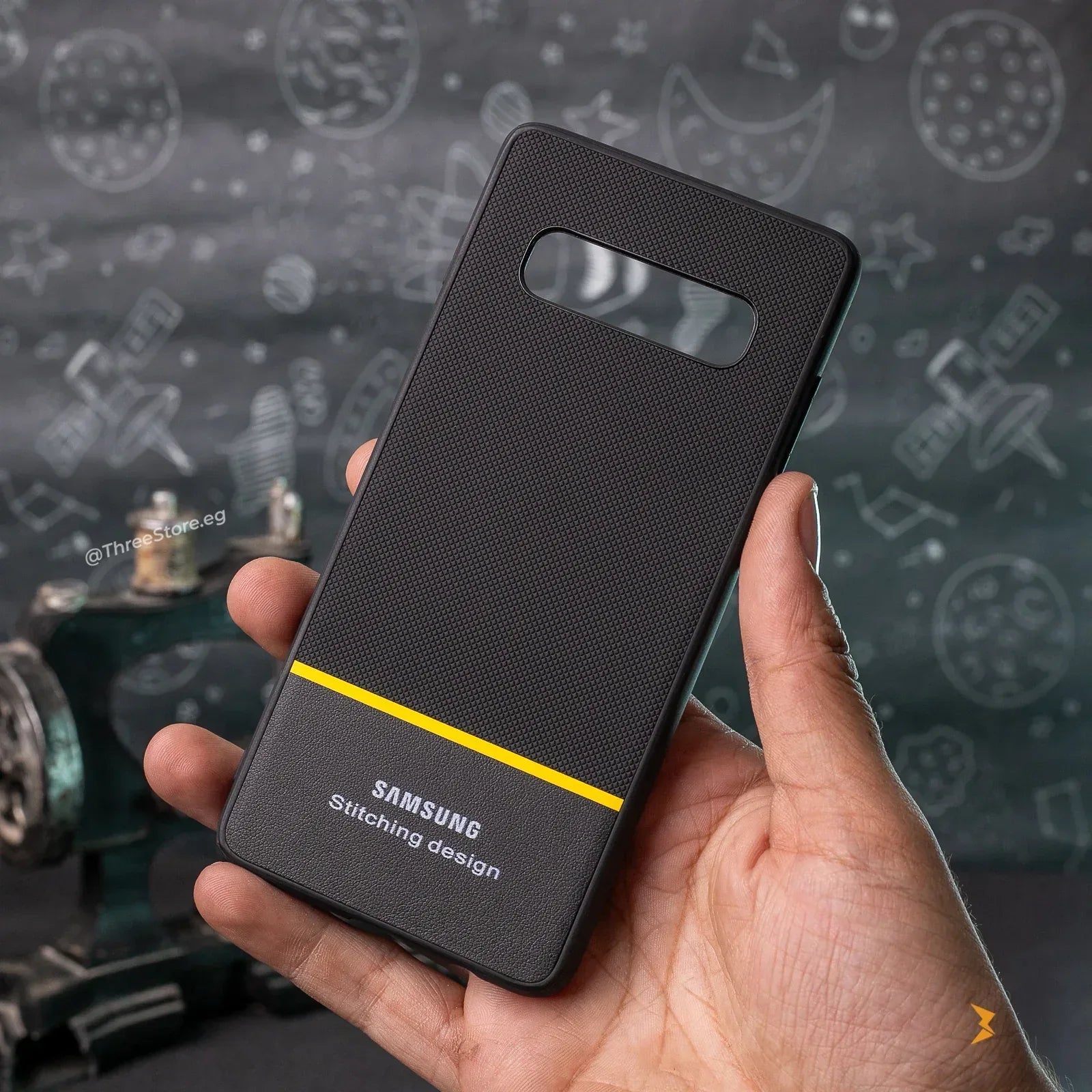 Color Line Leather Case Samsung S10 Plus - Three