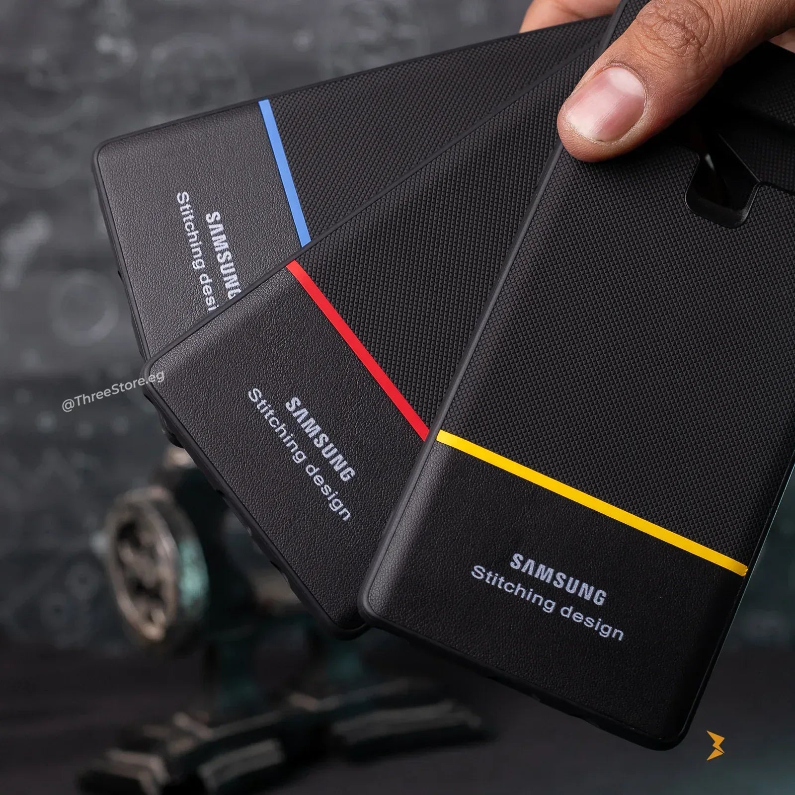Color Line Leather Case Samsung Note 9 - Three
