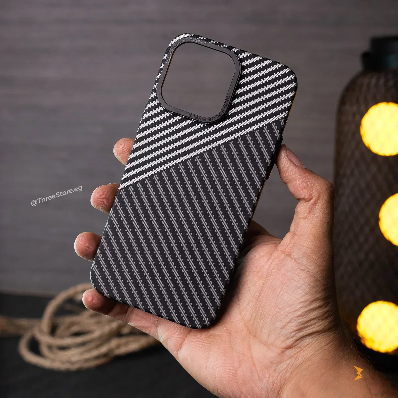 Lanex Carbon Mix Case iPhone 14 Pro Max - Three
