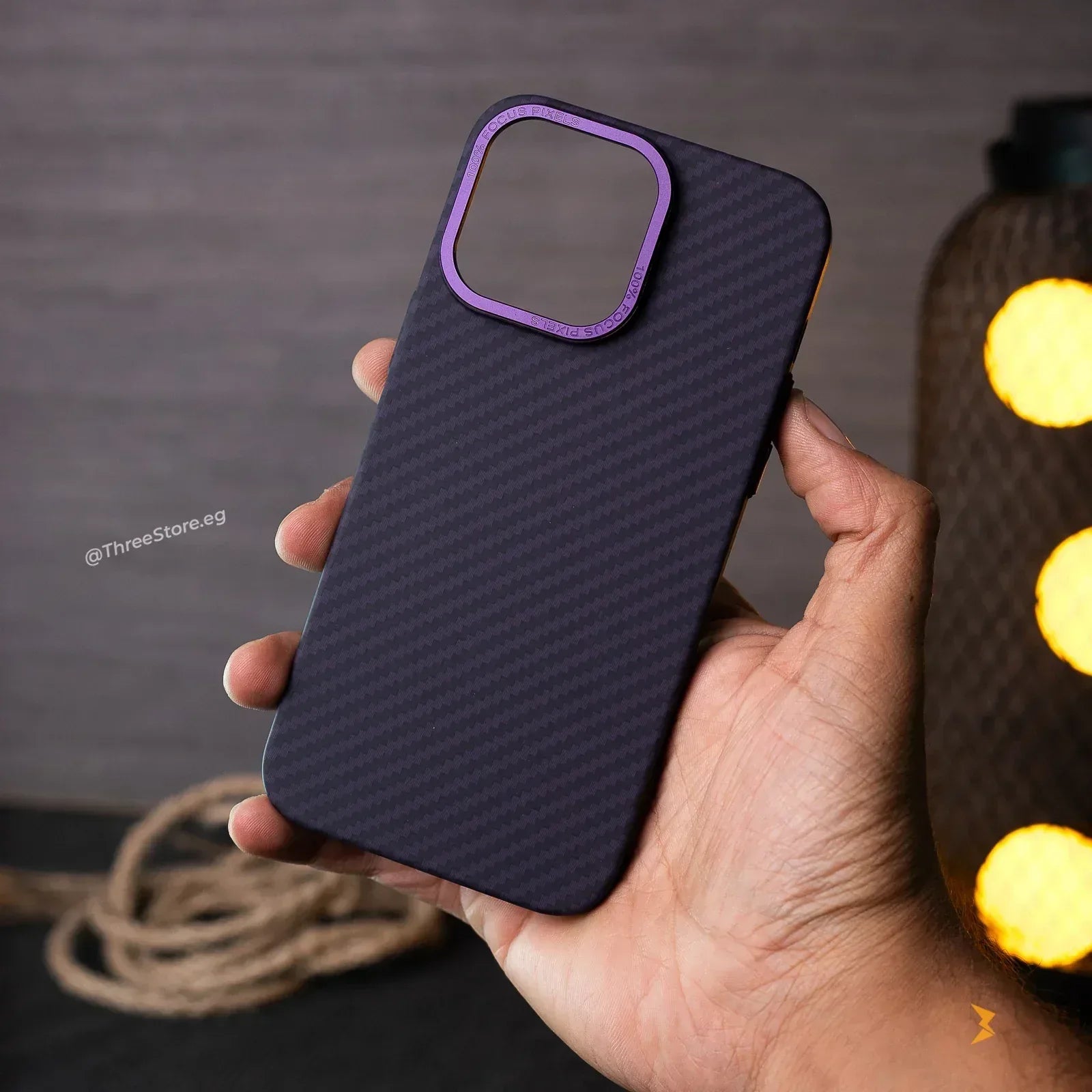 Lanex Carbon Mix Case iPhone 14 Pro Max - Three