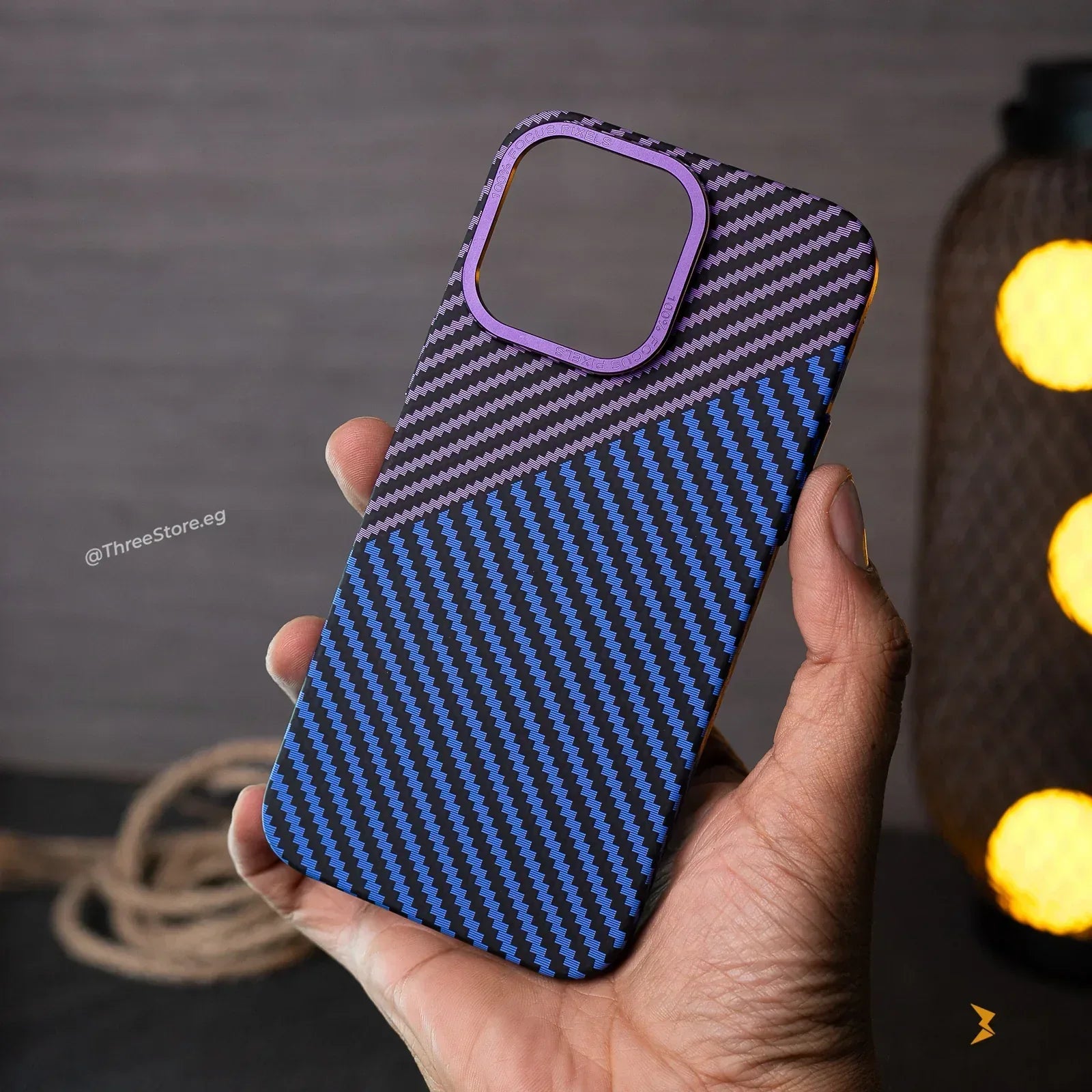 Lanex Carbon Mix Case iPhone 14 Pro Max - Three