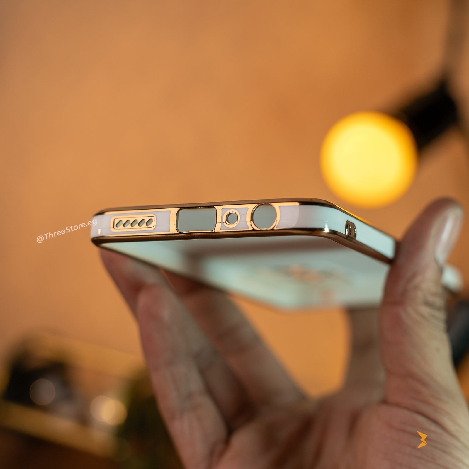 Plating Gold Lens Protection Case Oppo Reno 7 5G
