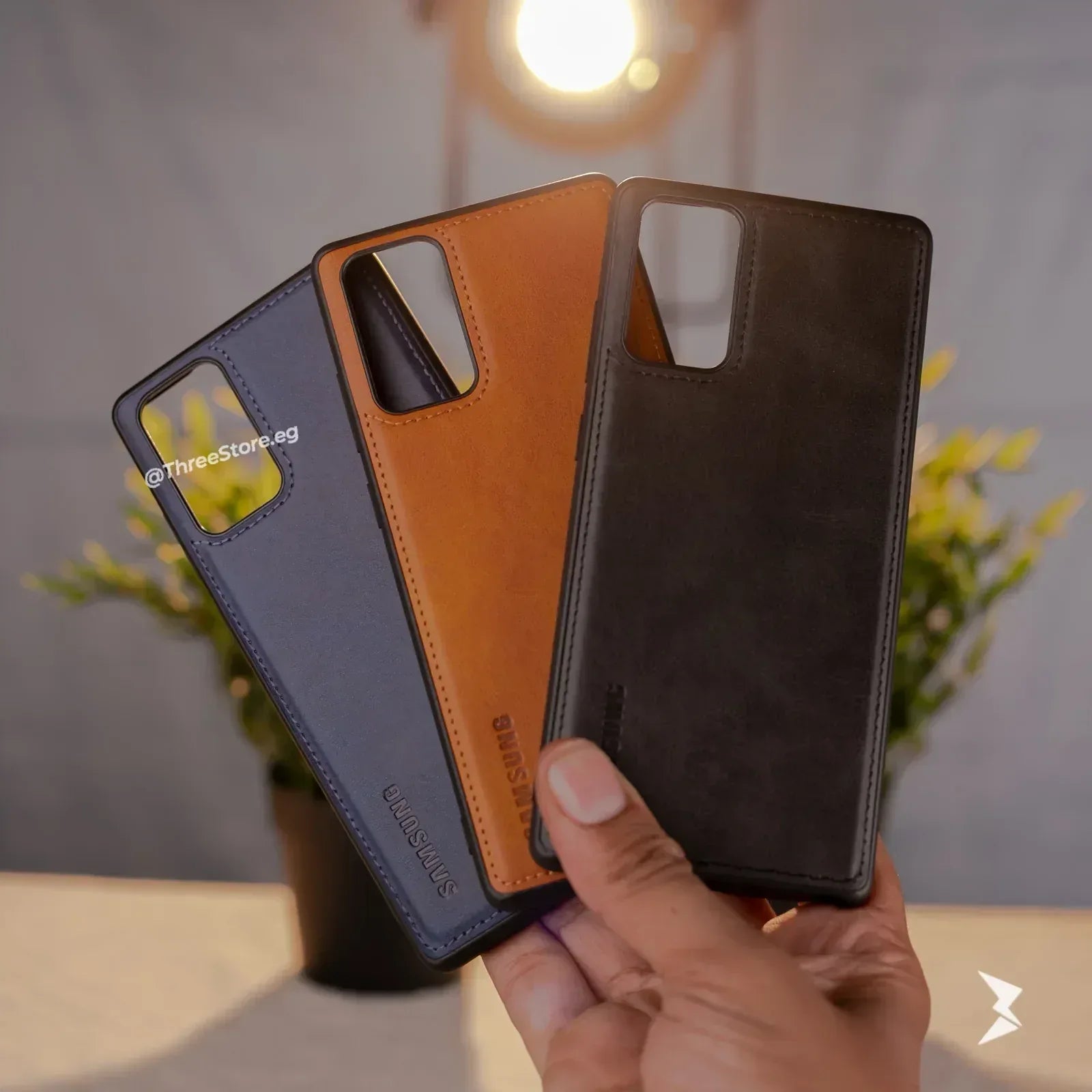 Cradle Leather Case Samsung Note 20 - Three