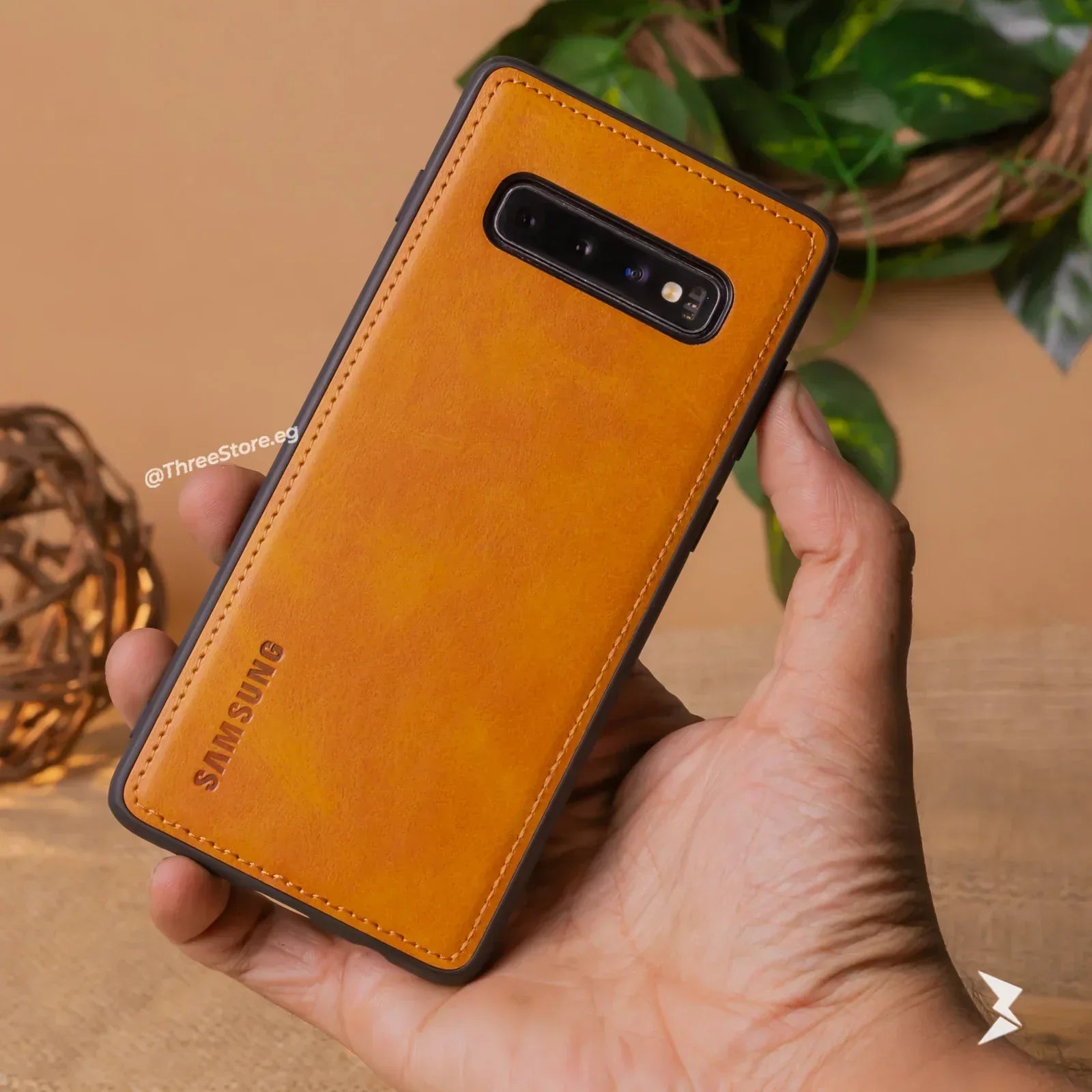 Cradle Leather Case Samsung S10 Plus - Three