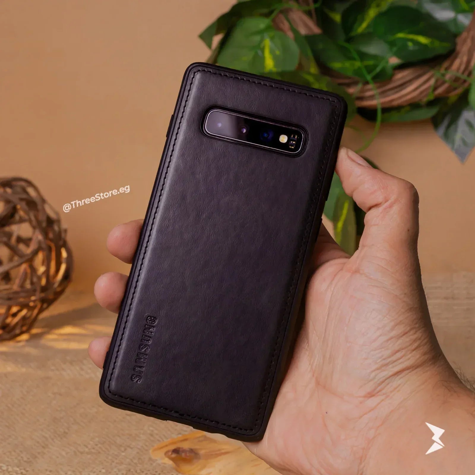 Cradle Leather Case Samsung S10 Plus - Three
