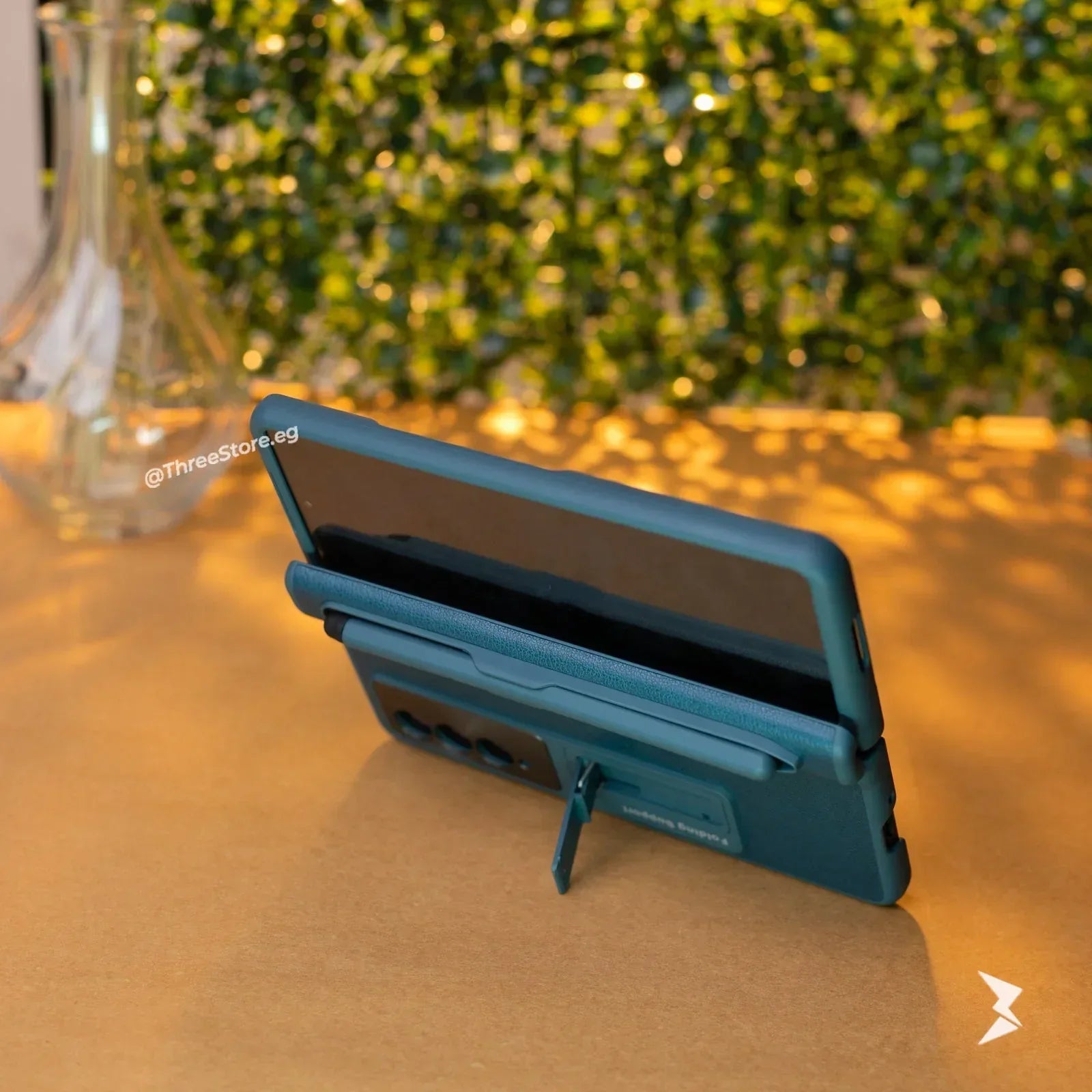 Hinged Protective with Pen Holder Case Samsung Z Fold 4 - Three