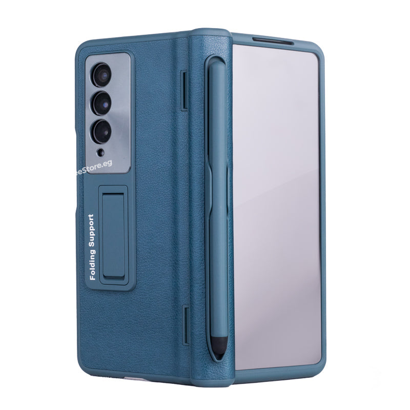 Hinged Protective with Pen Holder Case Samsung Z Fold 4