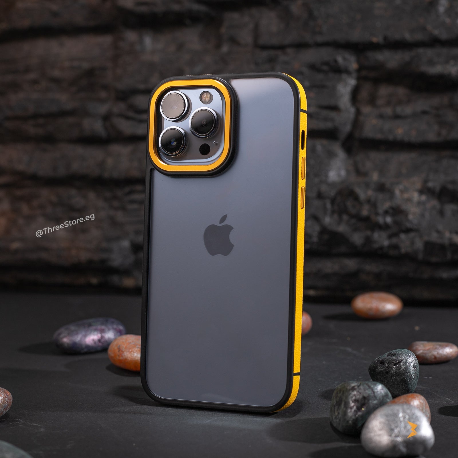 Desert Leather Frame Case iPhone 14 Pro Max