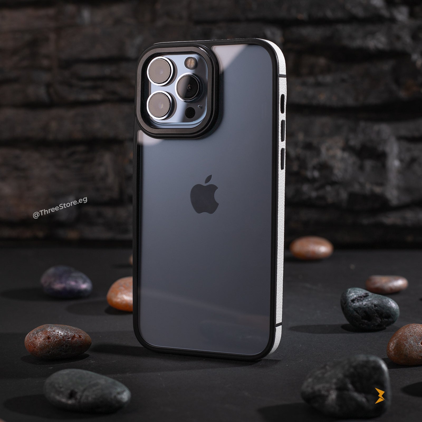 Desert Leather Frame Case iPhone 14 Pro Max