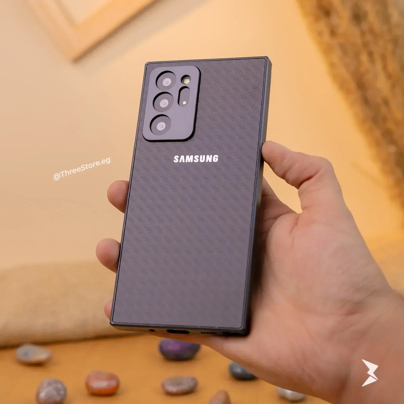 Fashion Carbon Case Samsung Note 20 Ultra - Three