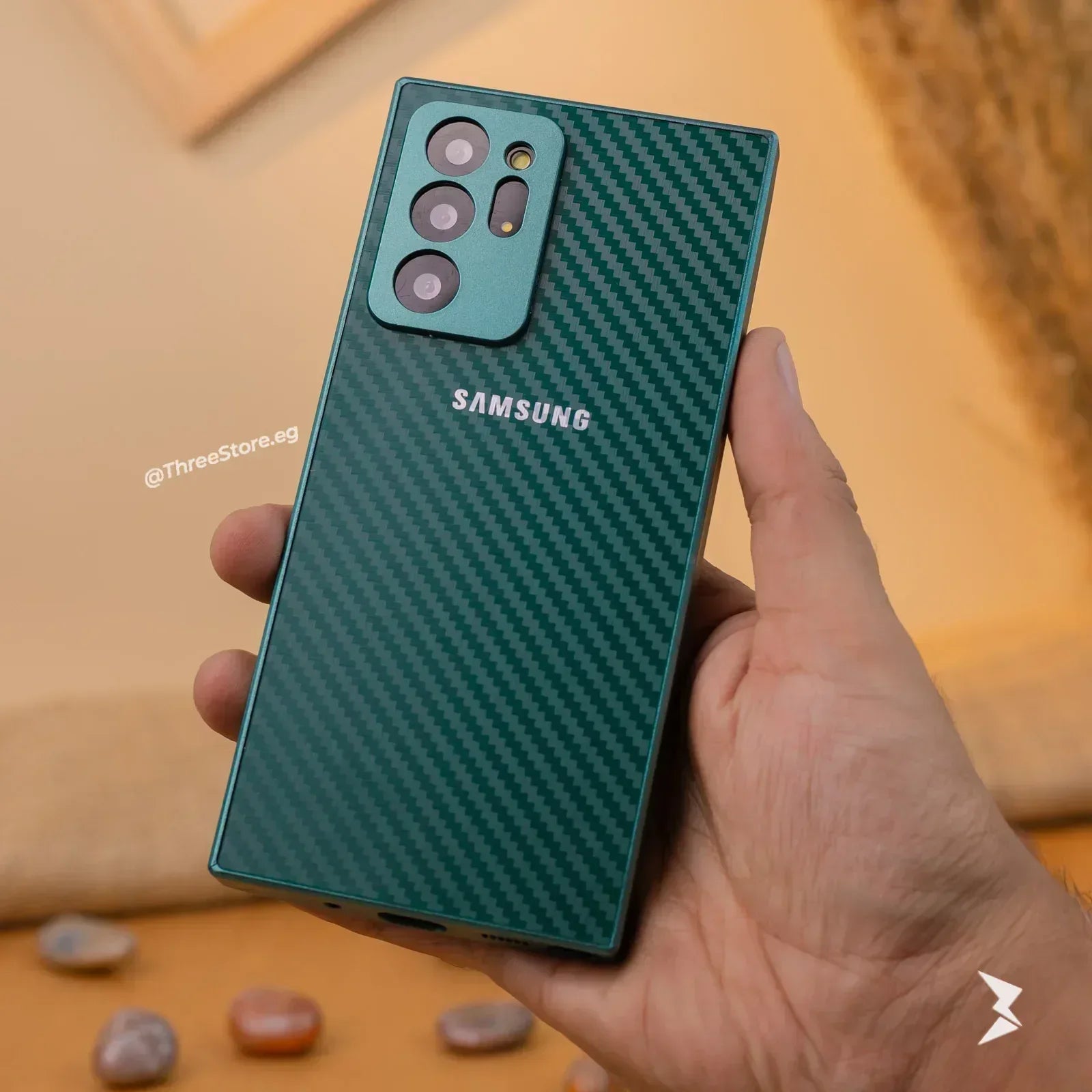 Fashion Carbon Case Samsung Note 20 Ultra - Three