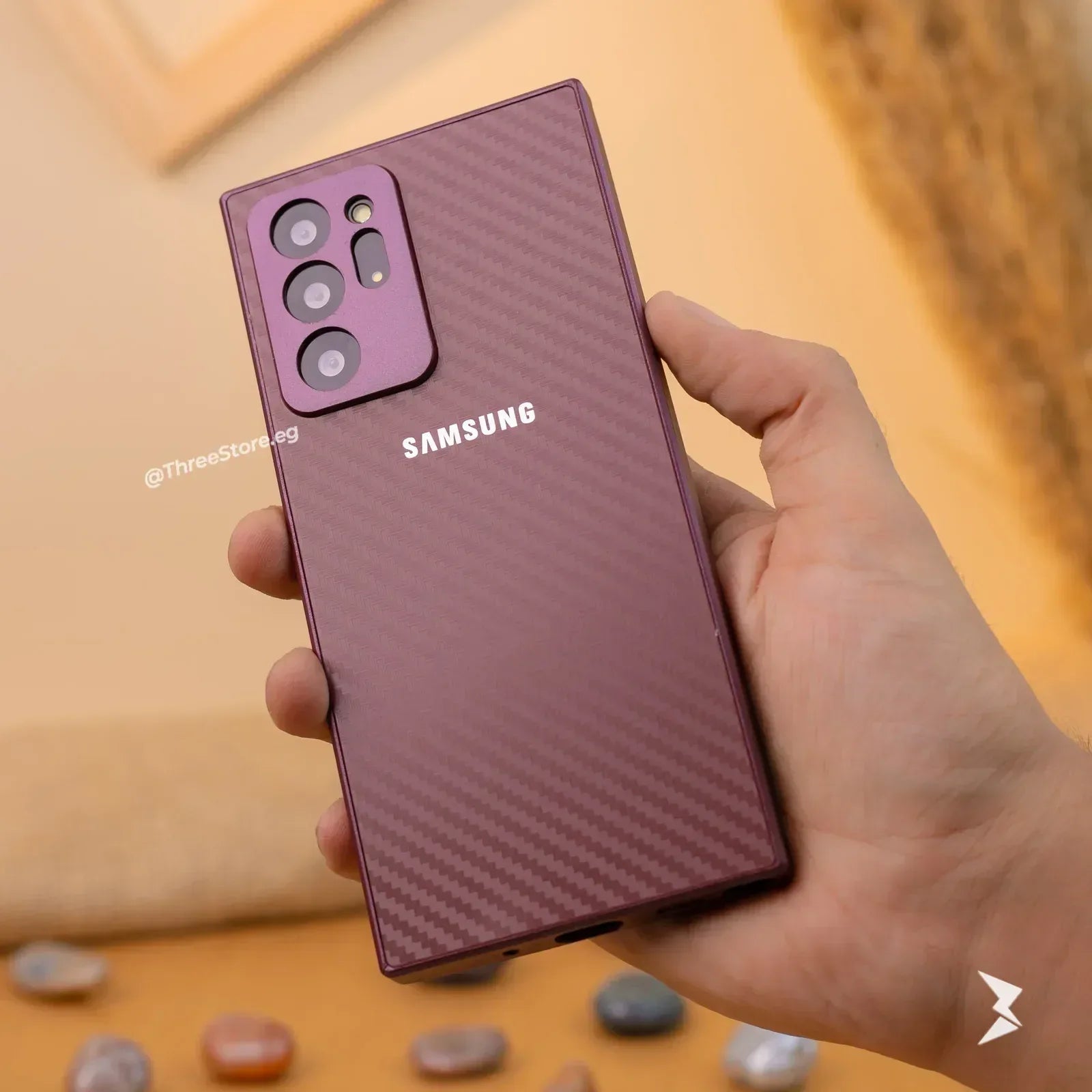 Fashion Carbon Case Samsung Note 20 Ultra - Three