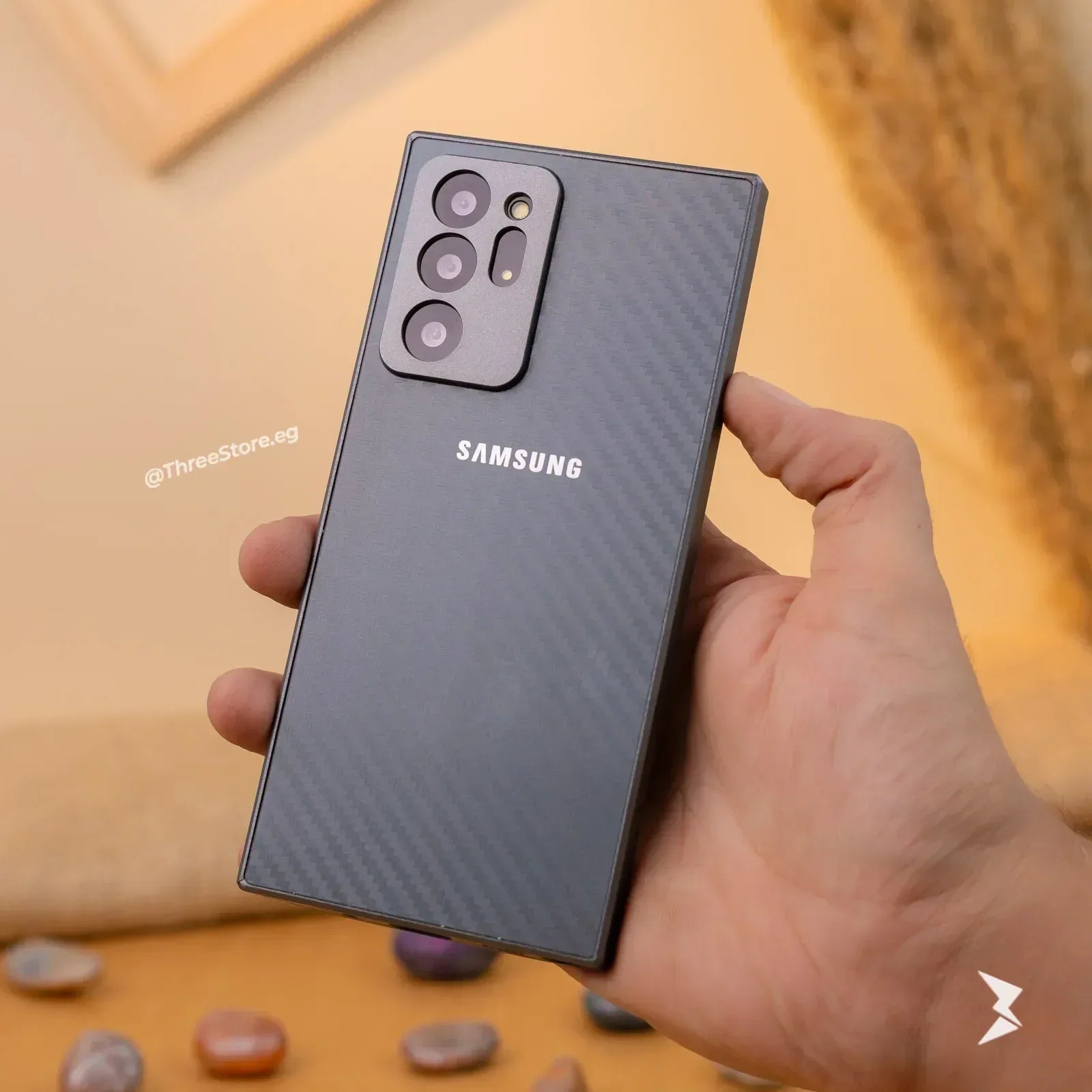 Fashion Carbon Case Samsung Note 20 Ultra - Three