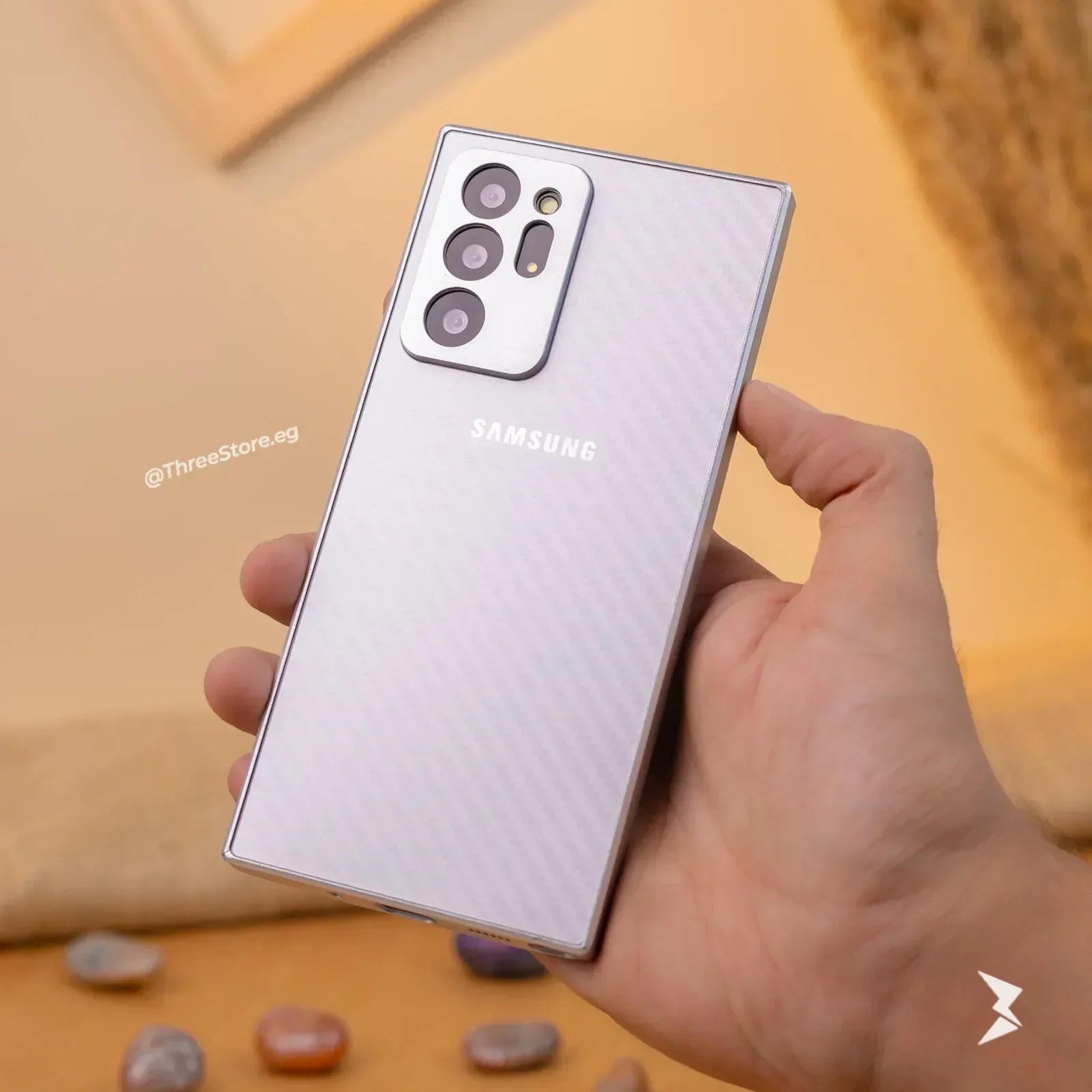 Fashion Carbon Case Samsung Note 20 Ultra - Three