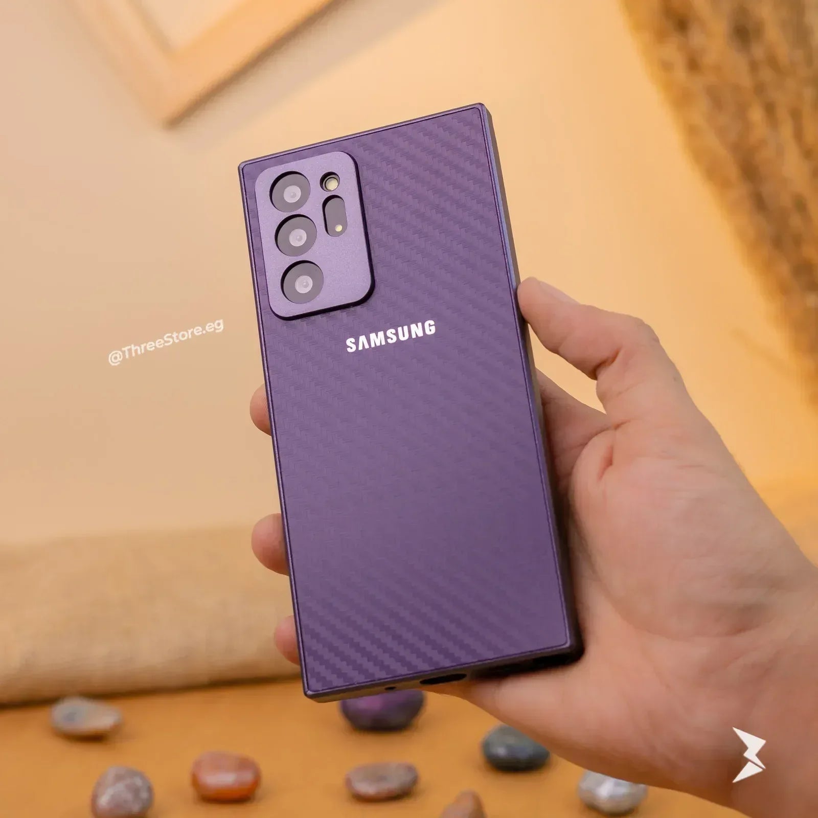 Fashion Carbon Case Samsung Note 20 Ultra - Three