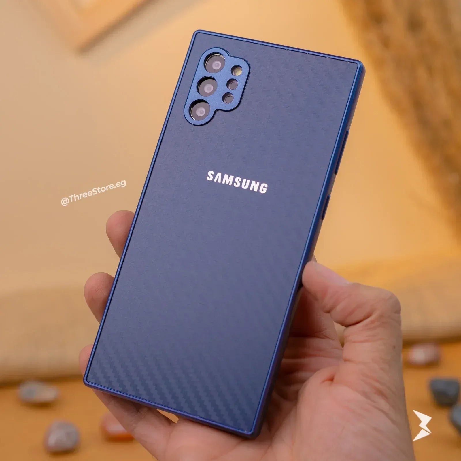 Fashion Carbon Case Samsung Note 10 Plus - Three