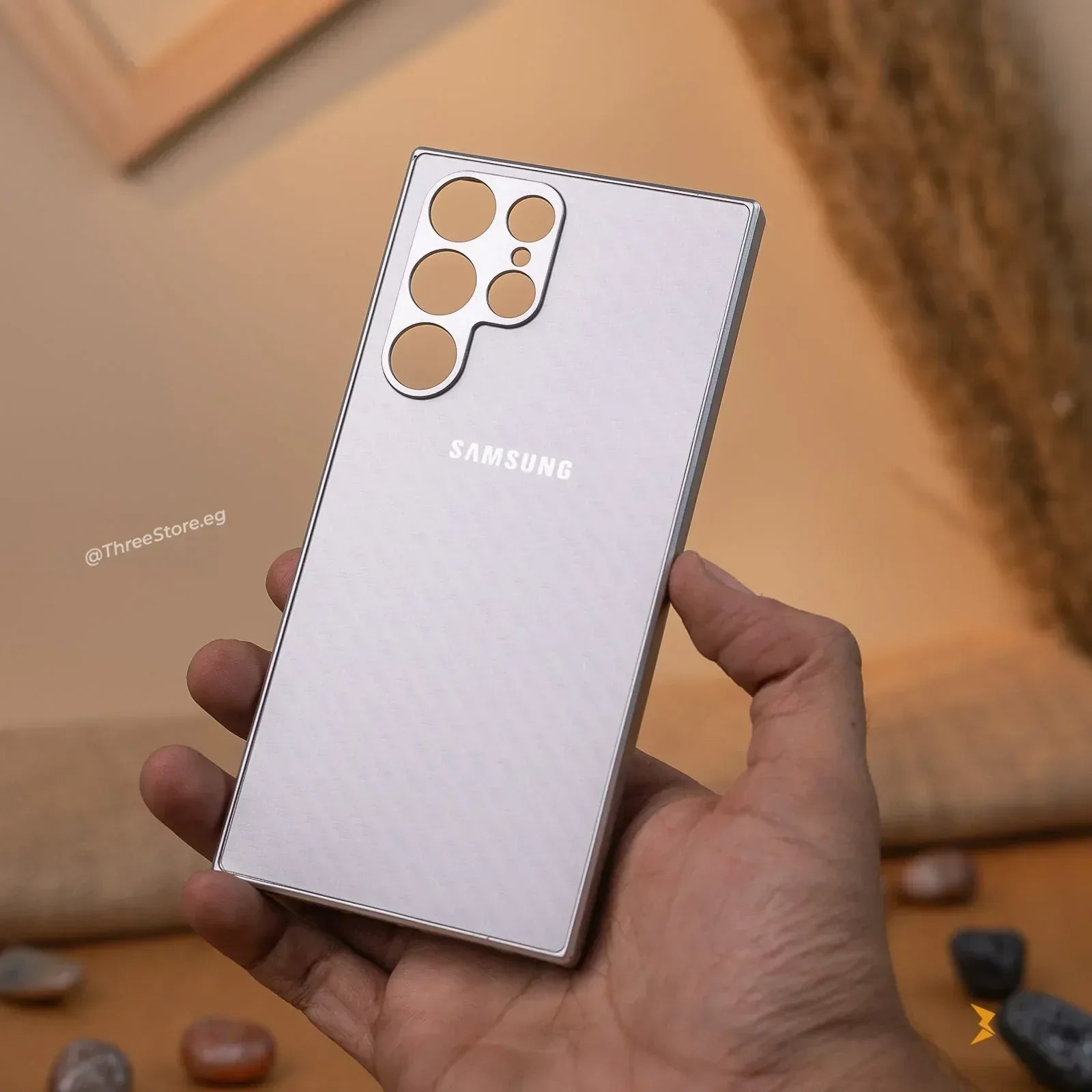 Fashion Carbon Case Samsung S23 Ultra - Three