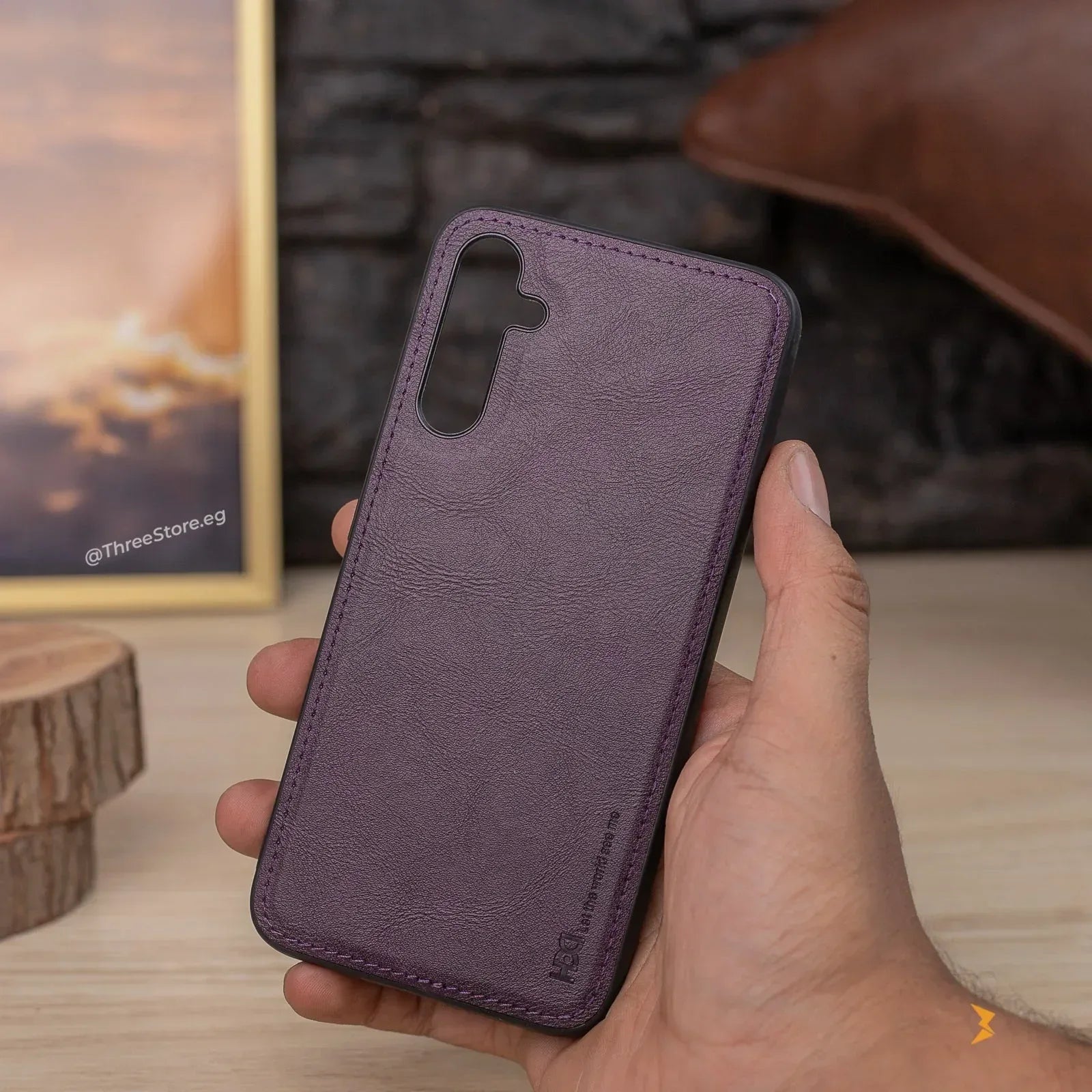 HDD Leather Case Samsung A54 - Three