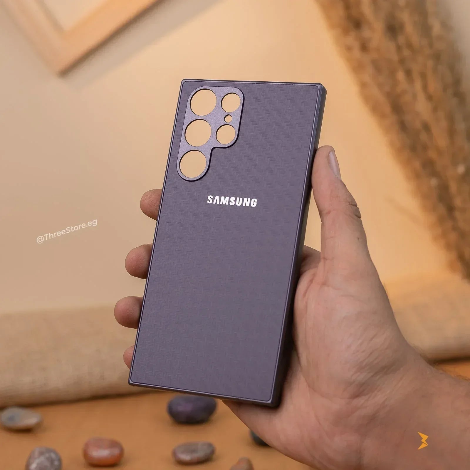 Fashion Carbon Case Samsung S23 Ultra - Three