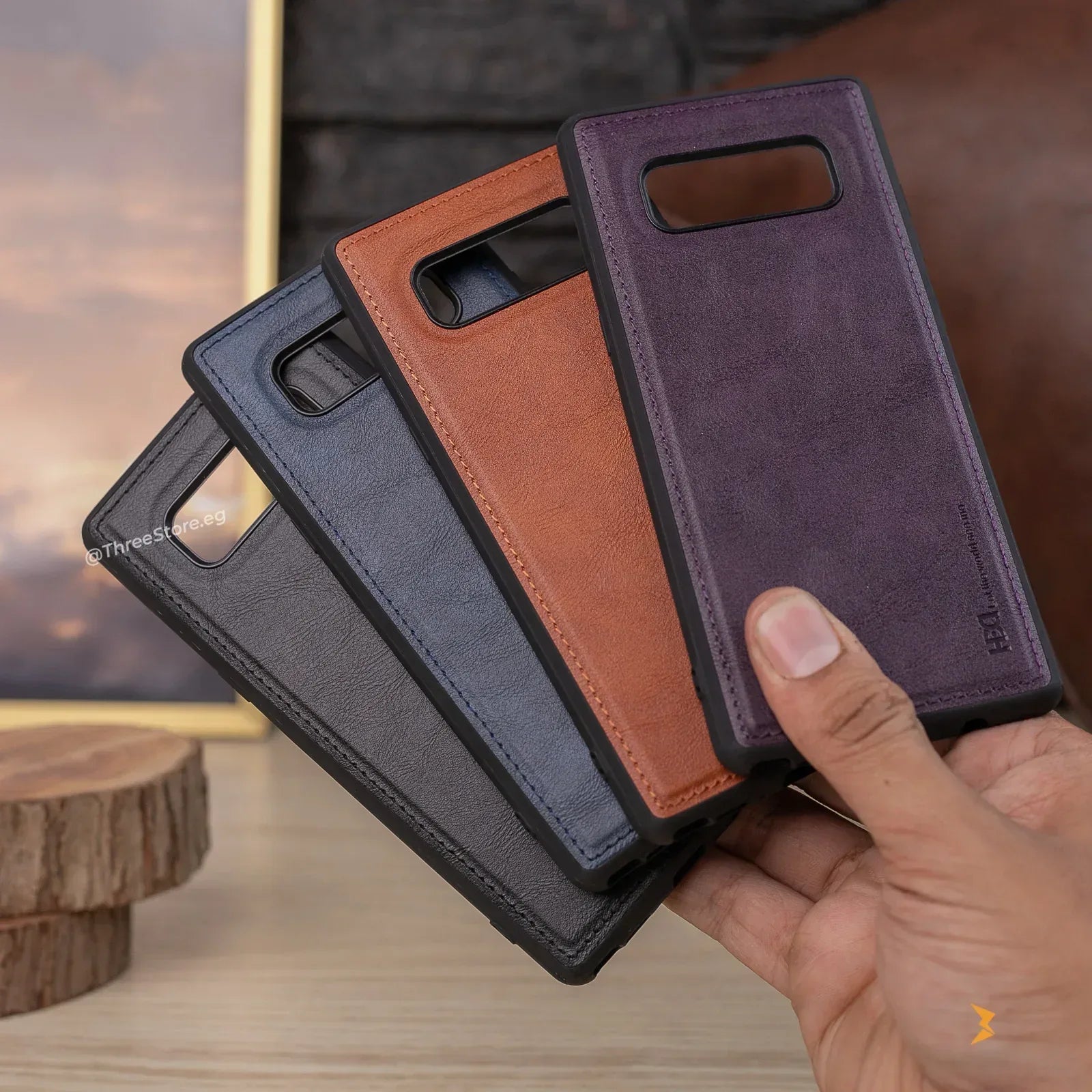 HDD Leather Case Samsung Note 8 - Three