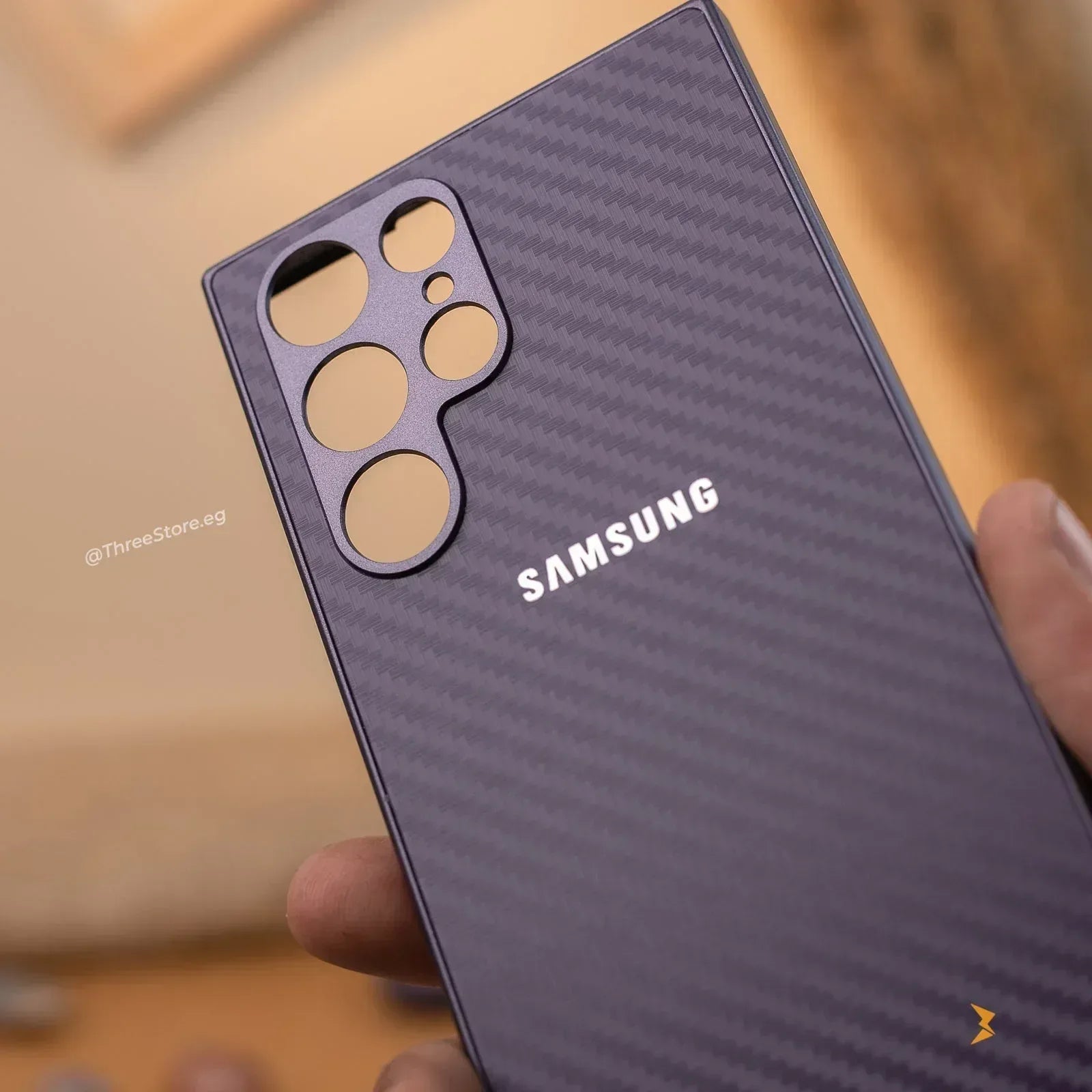 Fashion Carbon Case Samsung S23 Ultra - Three