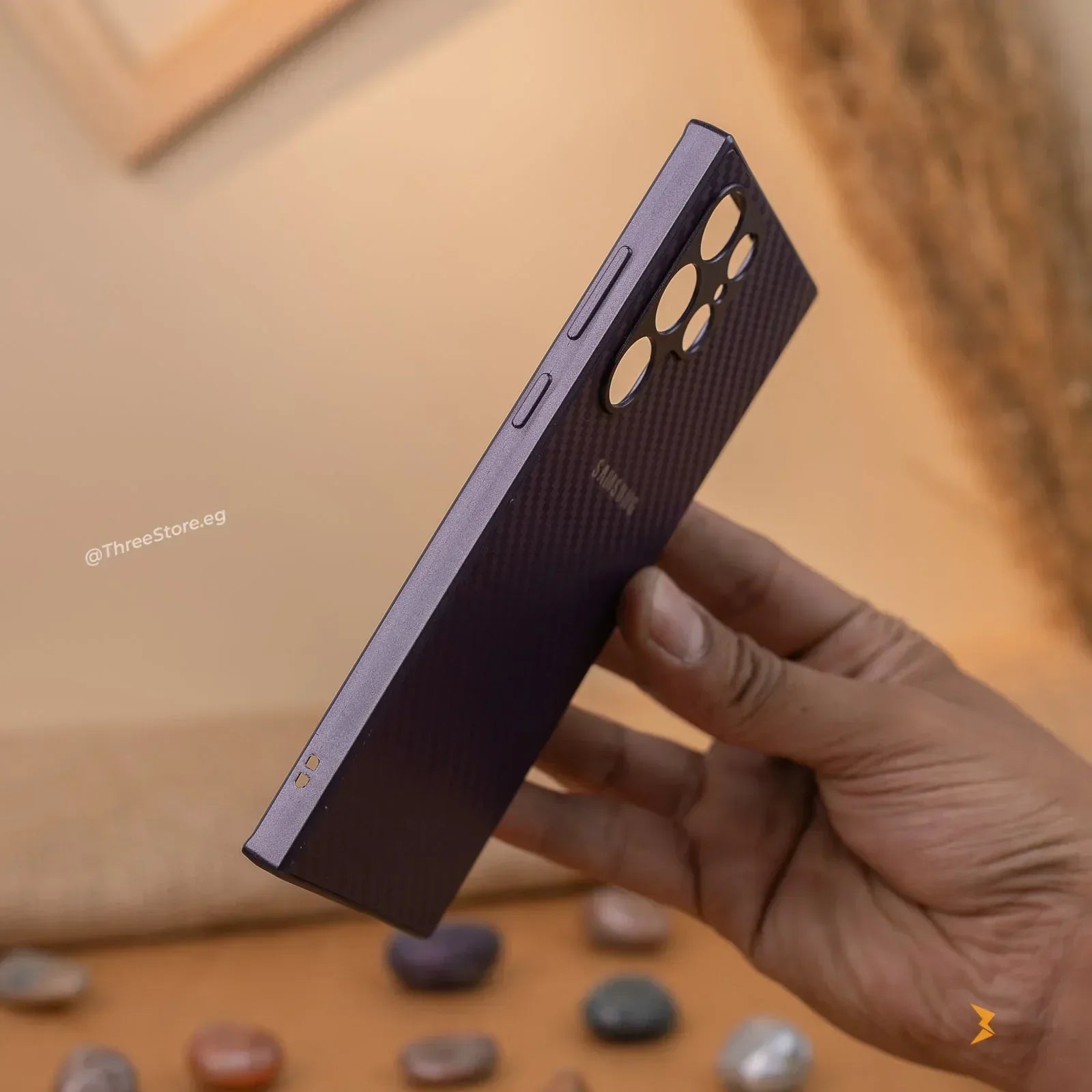 Fashion Carbon Case Samsung S23 Ultra - Three