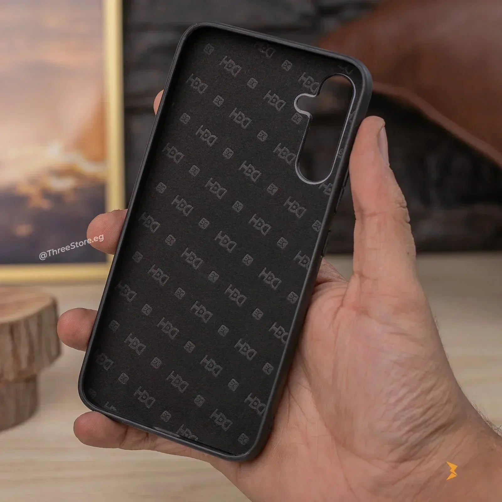 HDD Leather Case Samsung A54 - Three