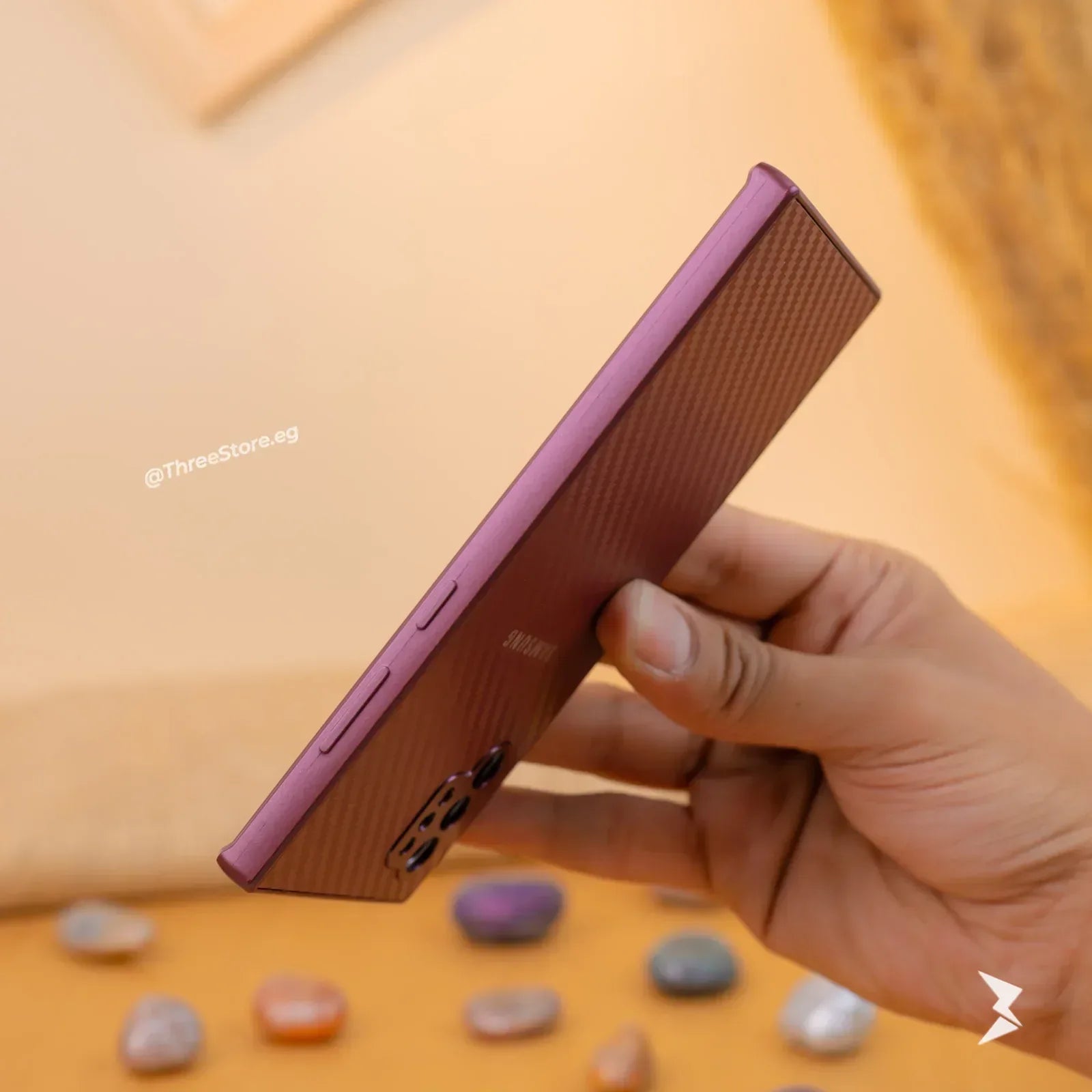 Fashion Carbon Case Samsung Note 10 Plus - Three