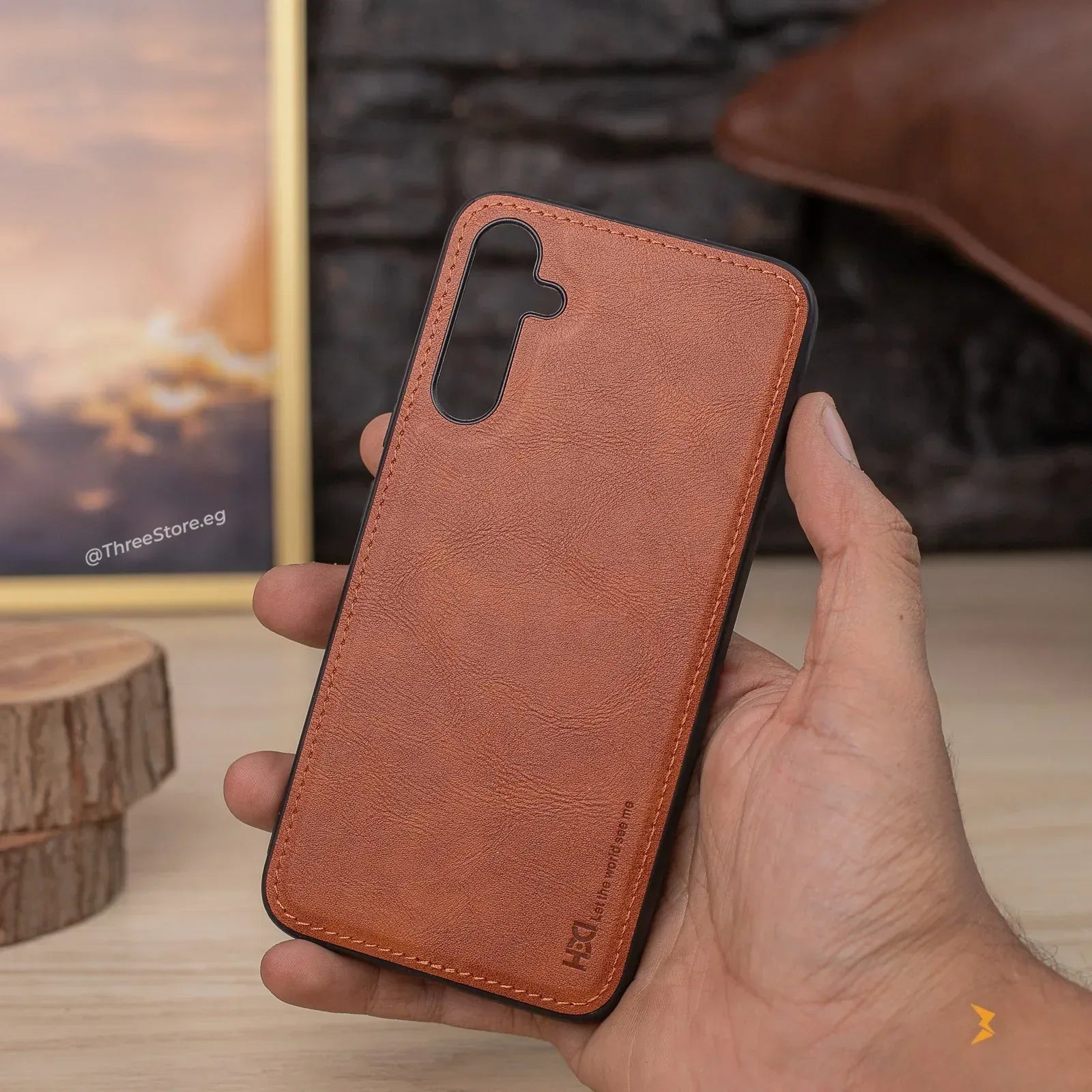 HDD Leather Case Samsung A54 - Three