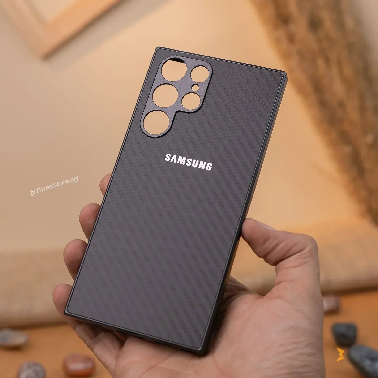 Fashion Carbon Case Samsung S23 Ultra - Three