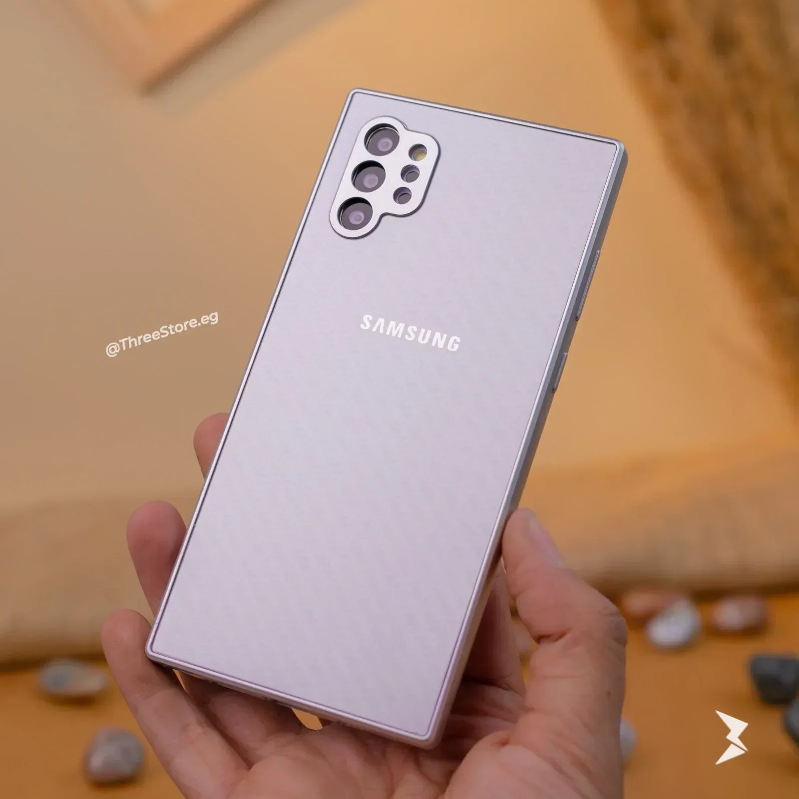 Fashion Carbon Case Samsung Note 10 Plus - Three