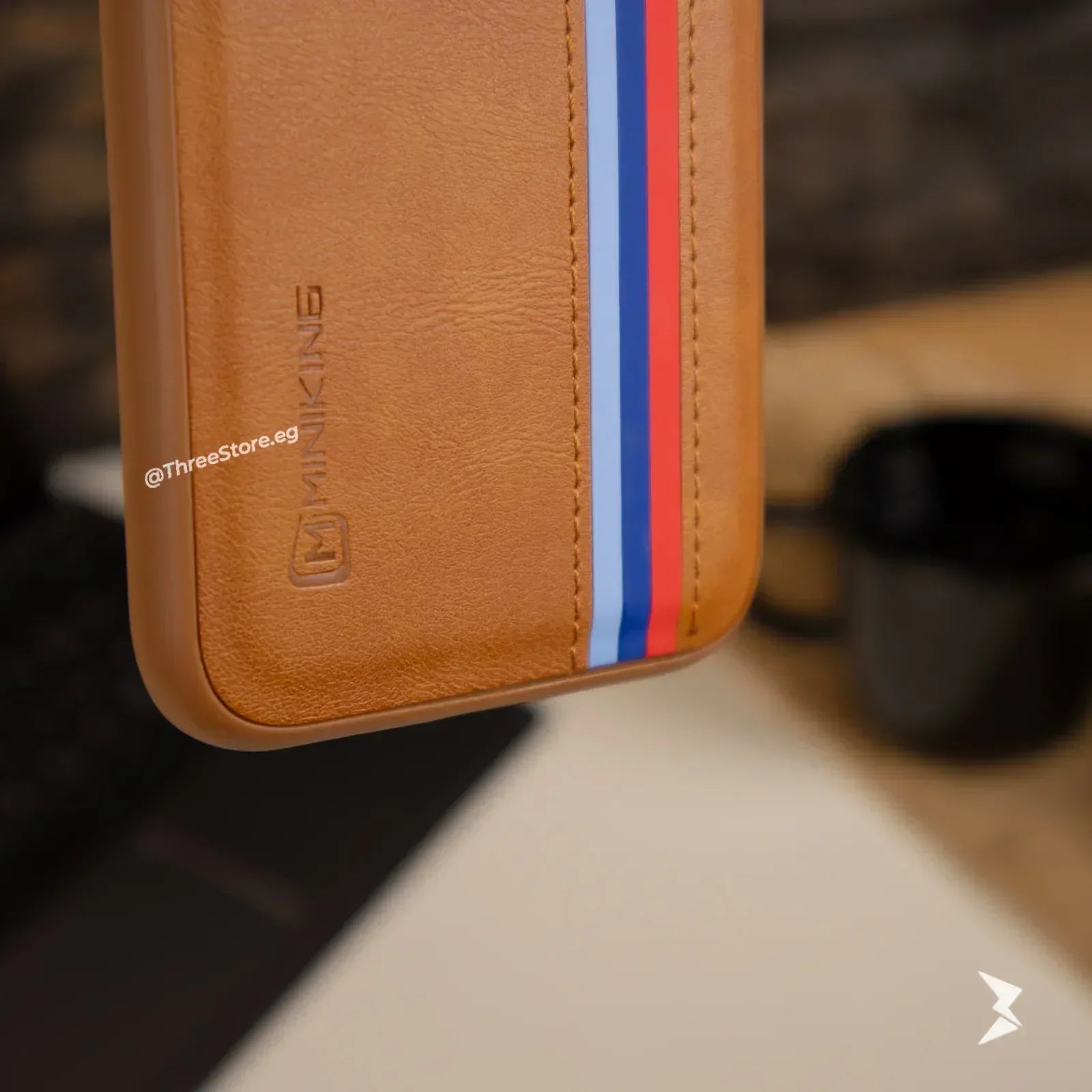 Minking Flag Leather Case iPhone 11 - Three
