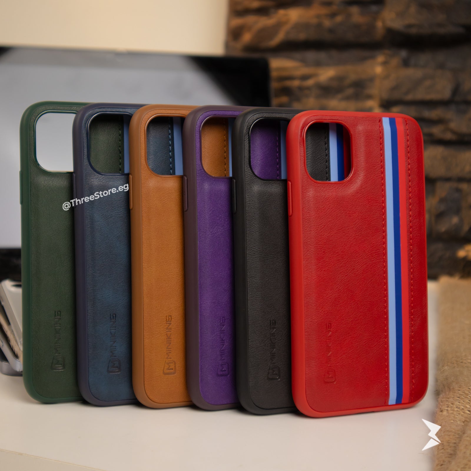 Minking Flag Leather Case iPhone 11