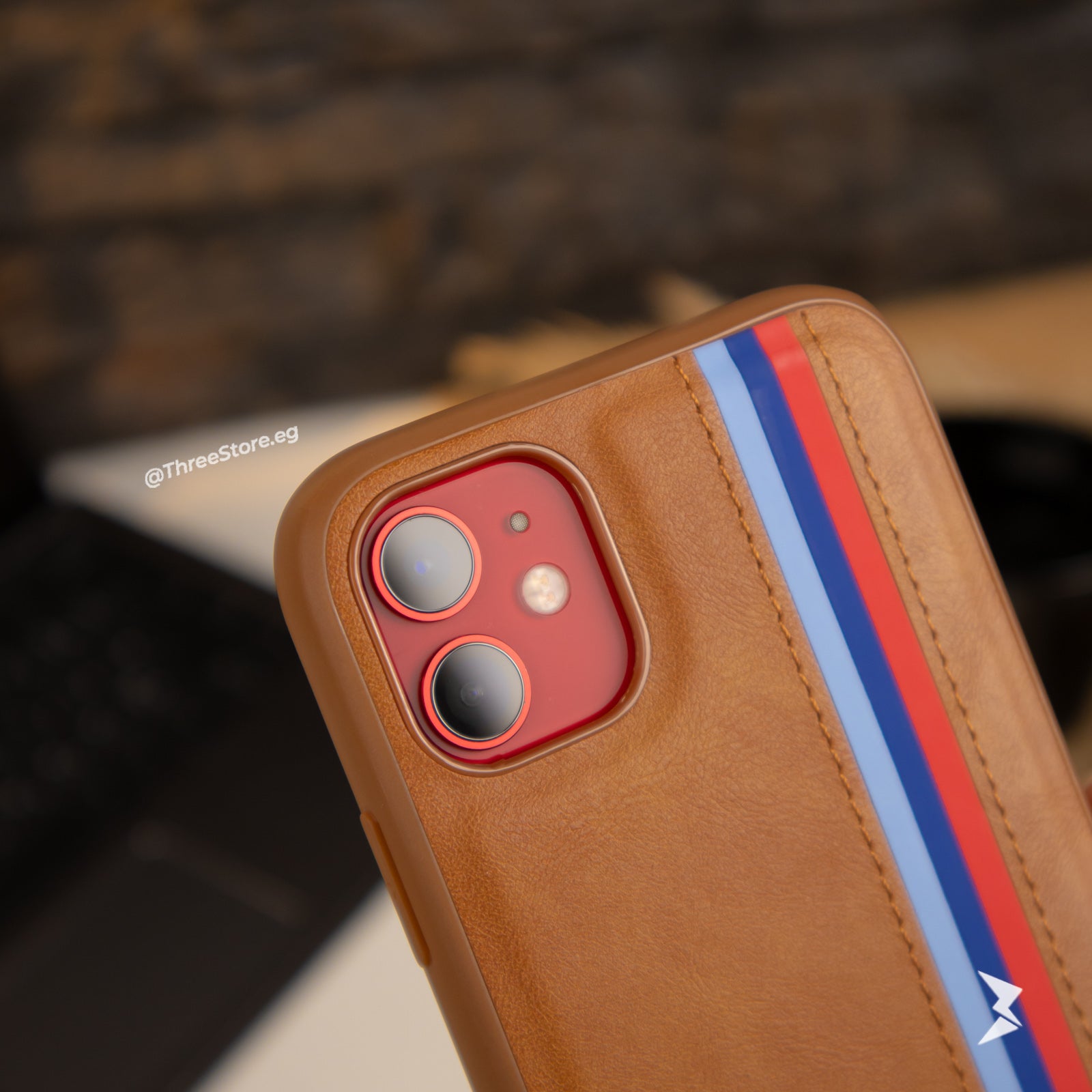 Minking Flag Leather Case iPhone 11