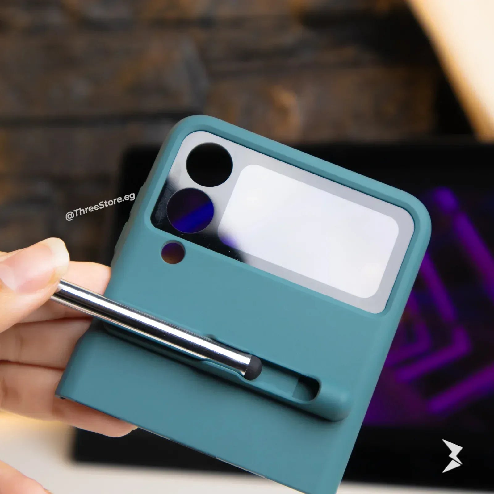 GKK Stylus Pen Samsung Case Flip 3 - Three