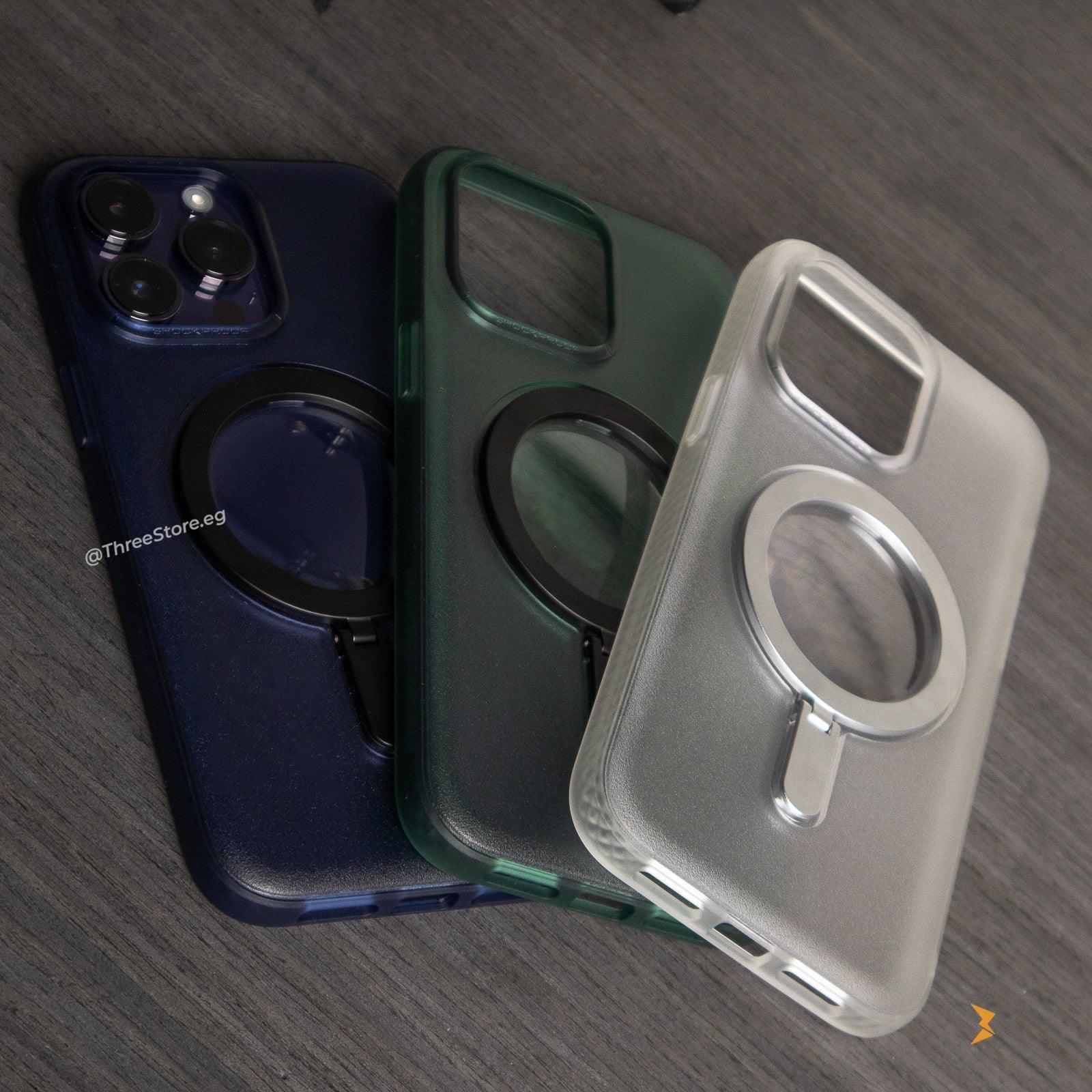 Lanex MagSafe Metal Stand Case iPhone 15 Pro Max - Three