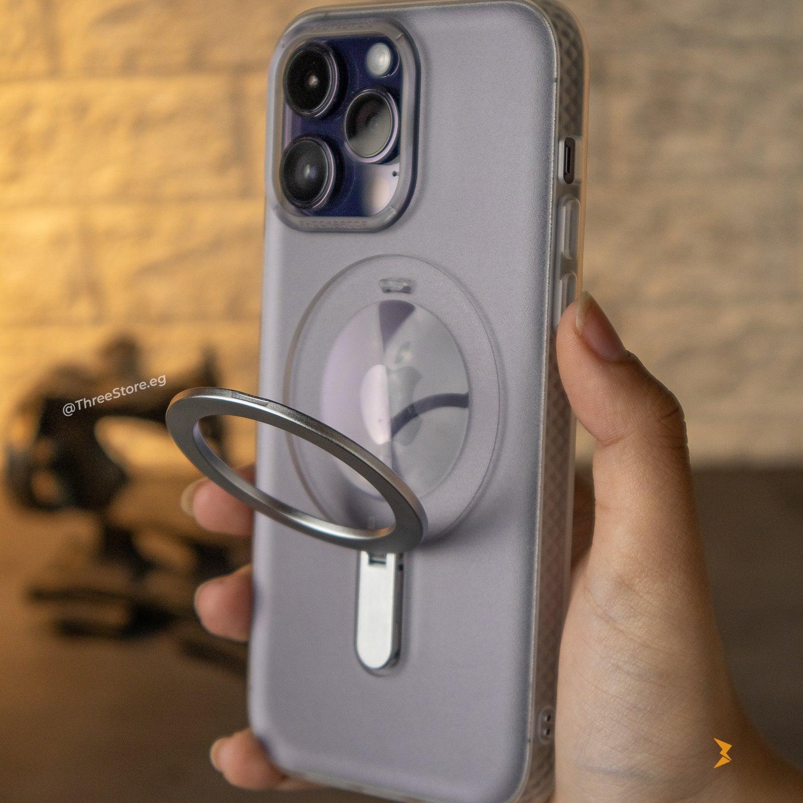 Lanex MagSafe Metal Stand Case iPhone 15 Pro Max - Three