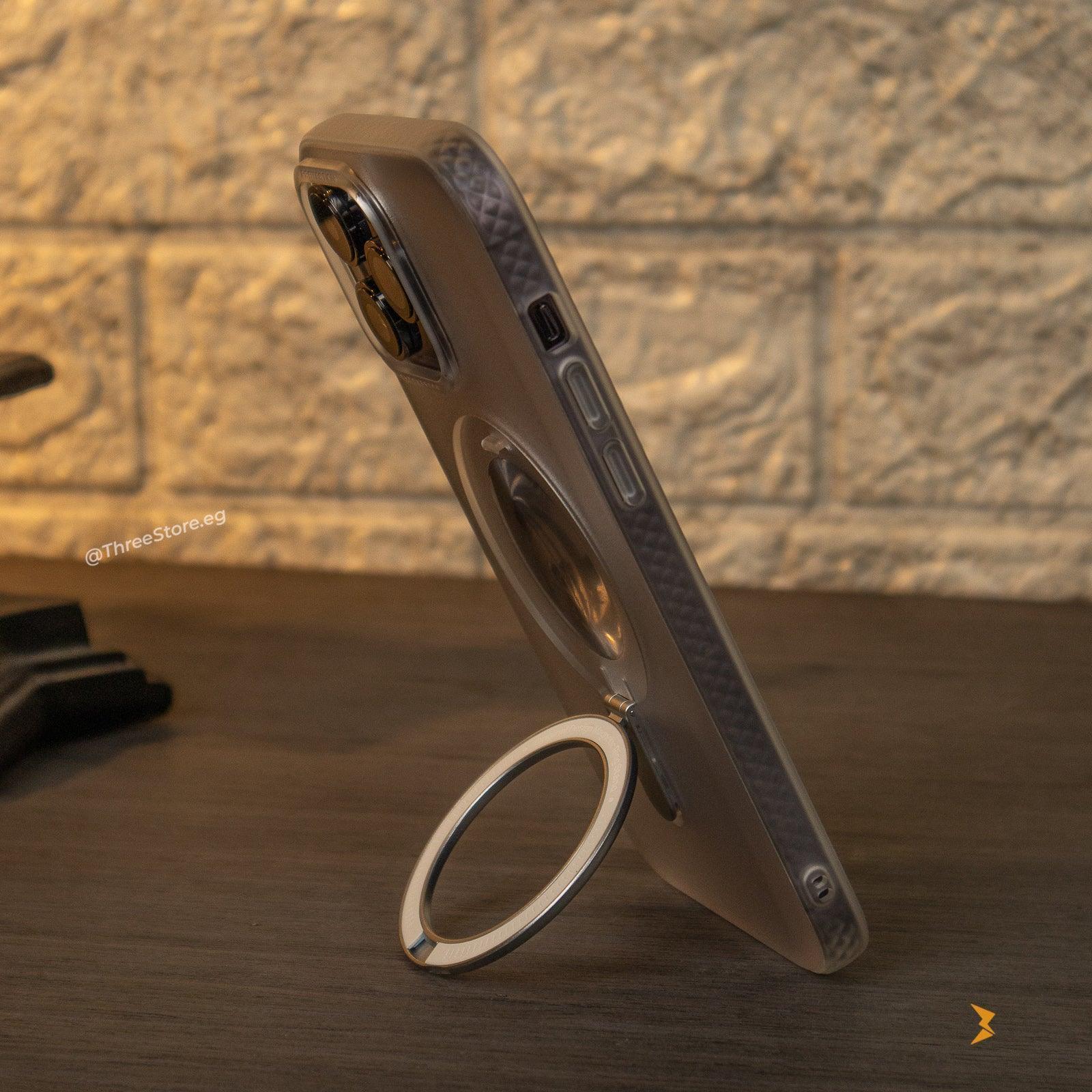 Lanex MagSafe Metal Stand Case iPhone 15 Pro Max - Three
