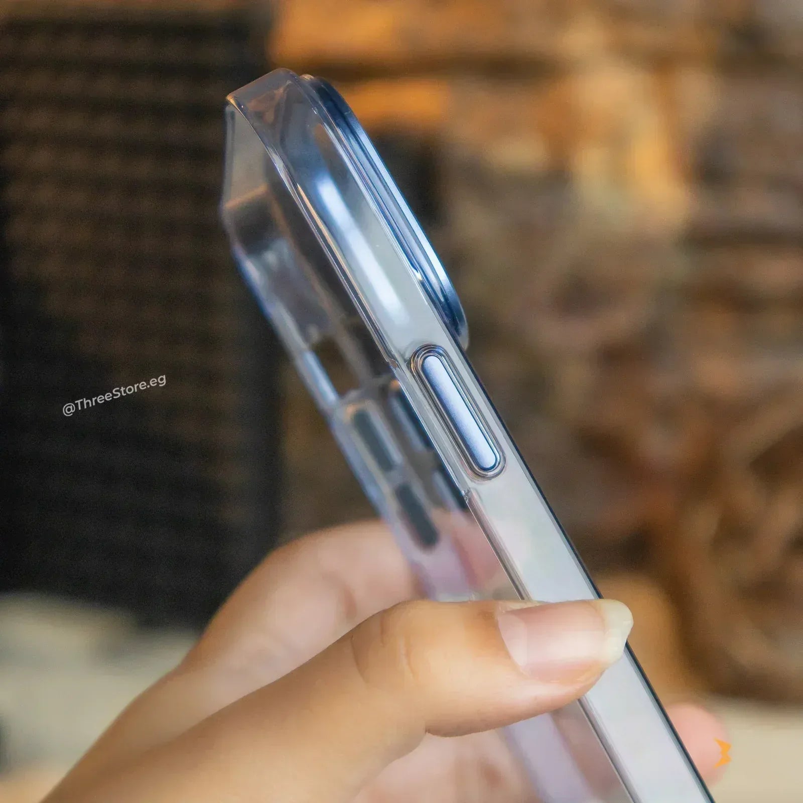 Lanex GlazeTransparent Case iPhone 15 Pro Max - Three