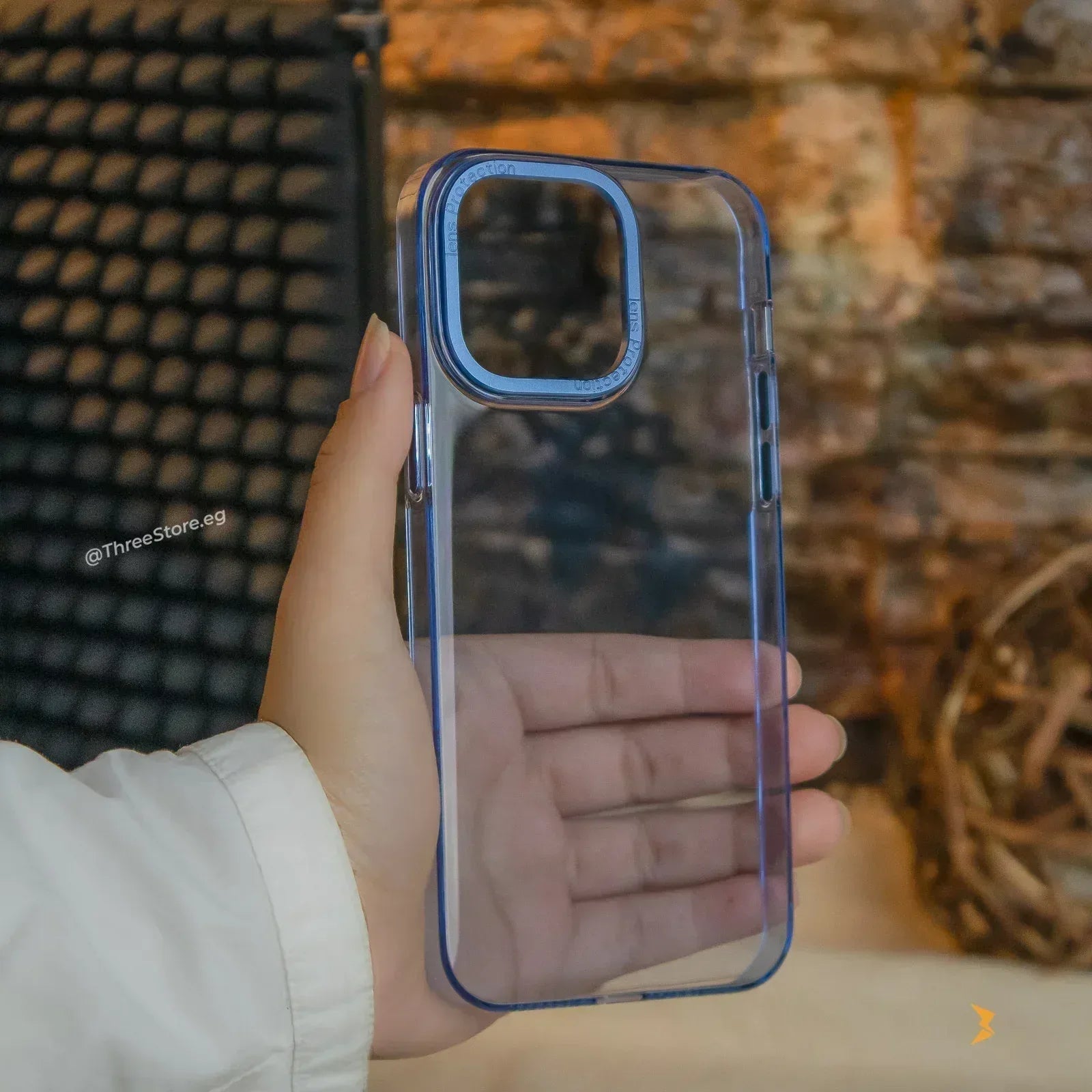 Lanex GlazeTransparent Case iPhone 15 Pro Max - Three