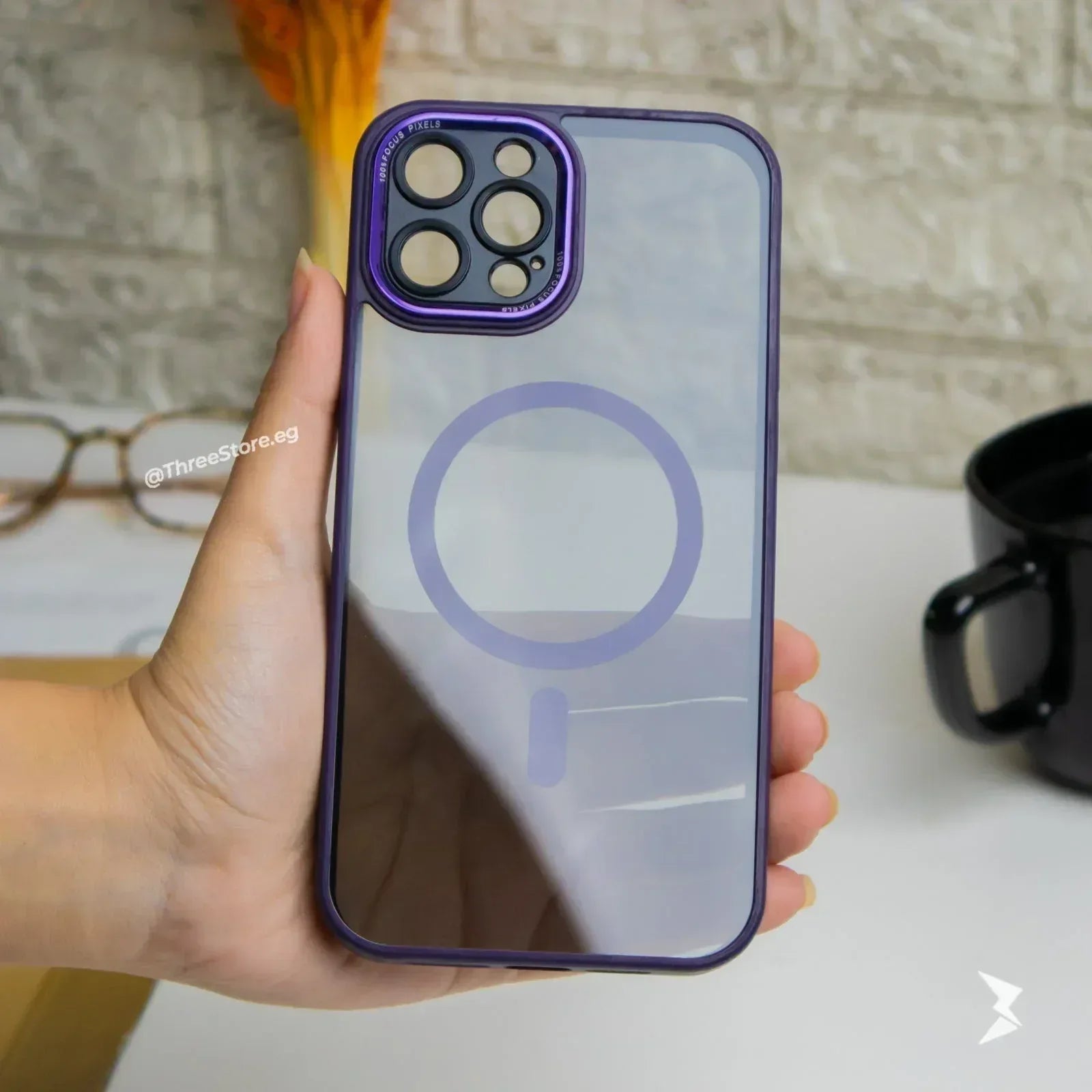 Unique Color Magsafe Case iPhone 12 Pro Max - Three