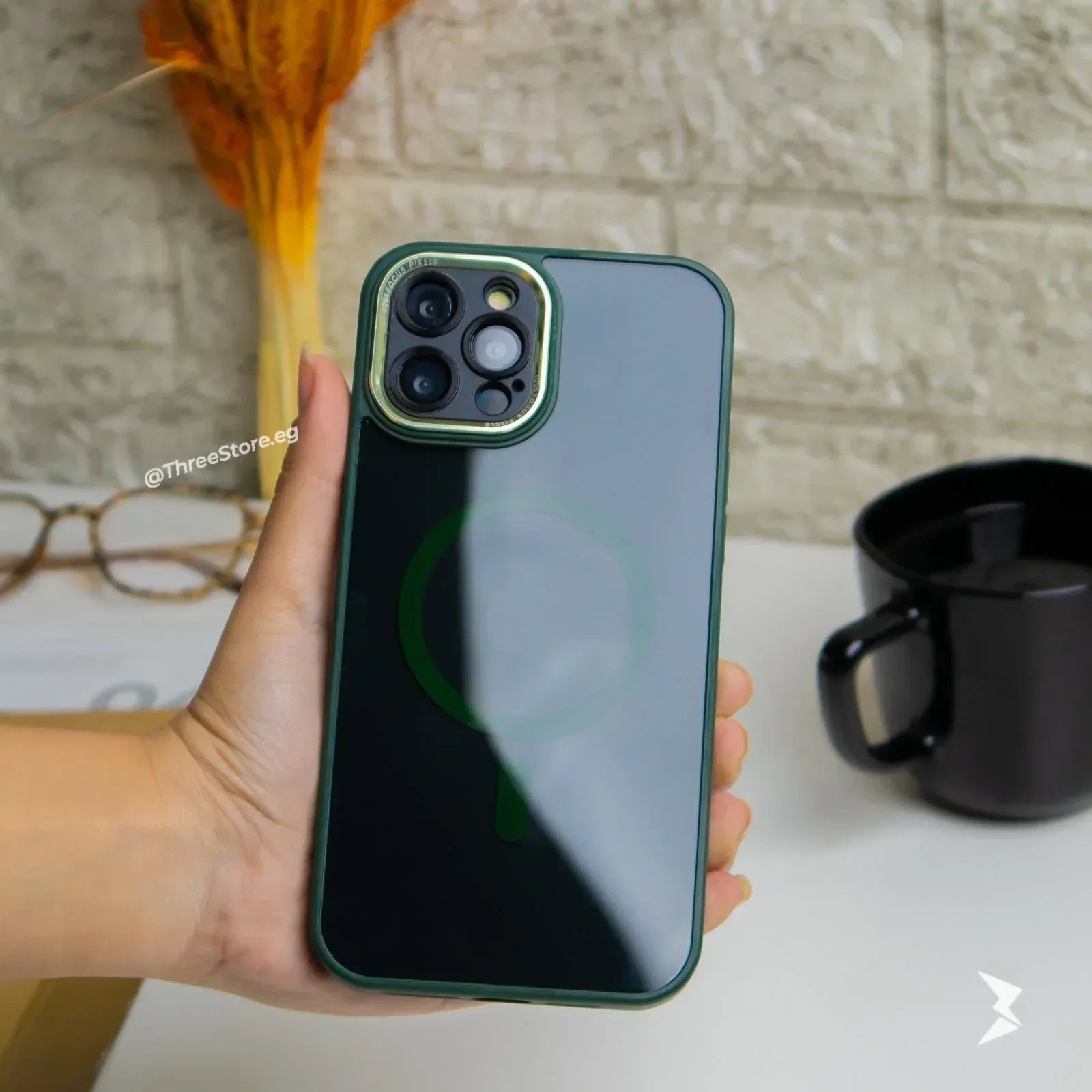 Unique Color Magsafe Case iPhone 12 Pro Max - Three