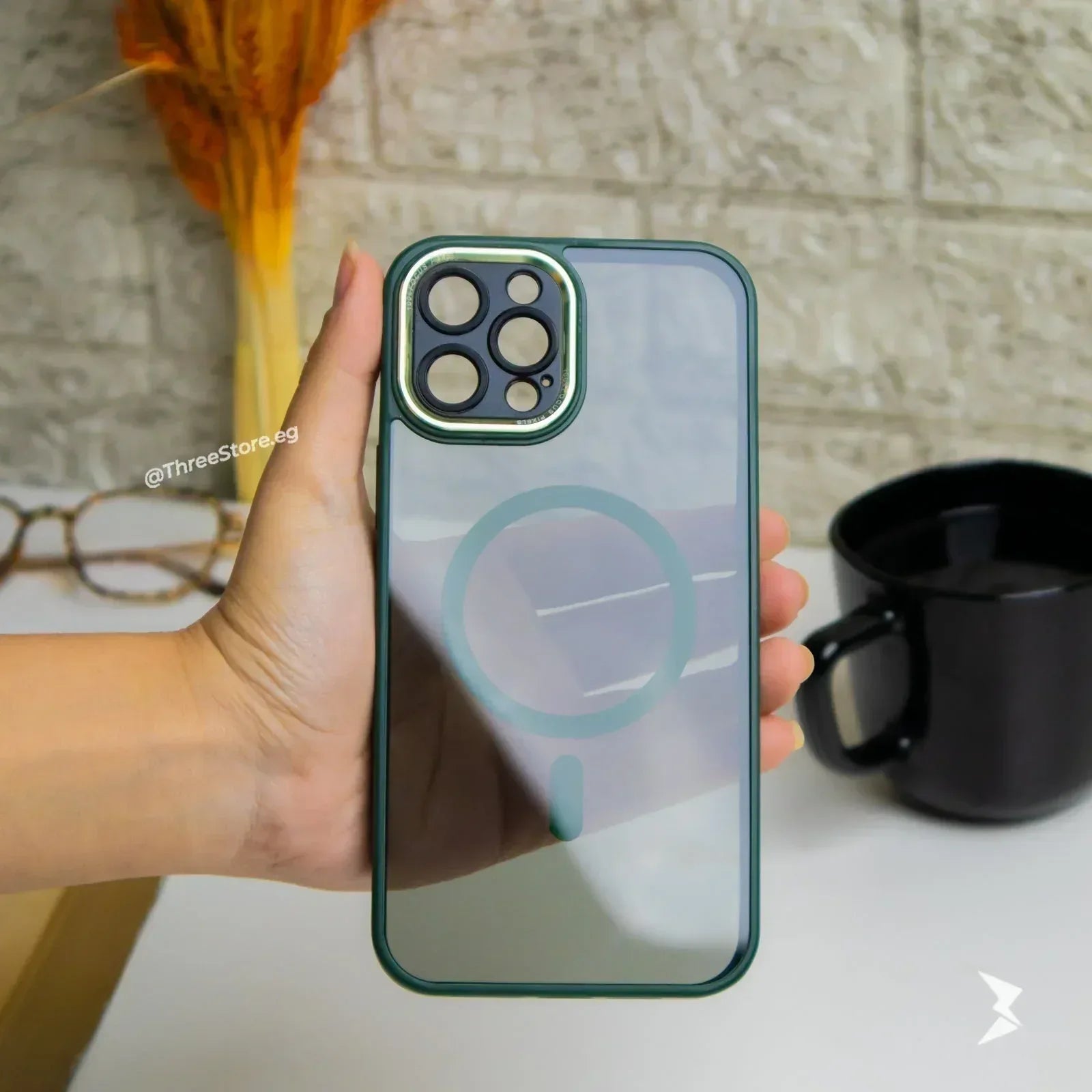 Unique Color Magsafe Case iPhone 12 Pro Max - Three