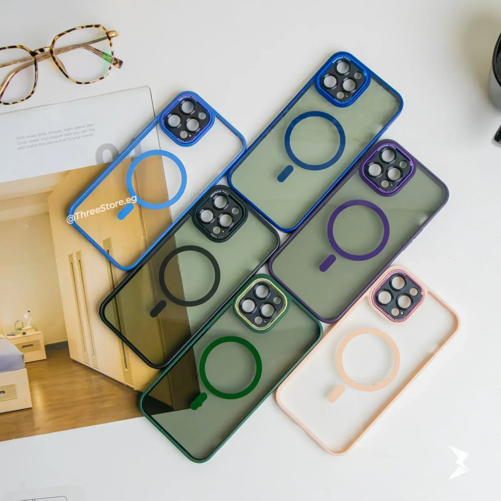 Unique Color Magsafe Case iPhone 11 - Three
