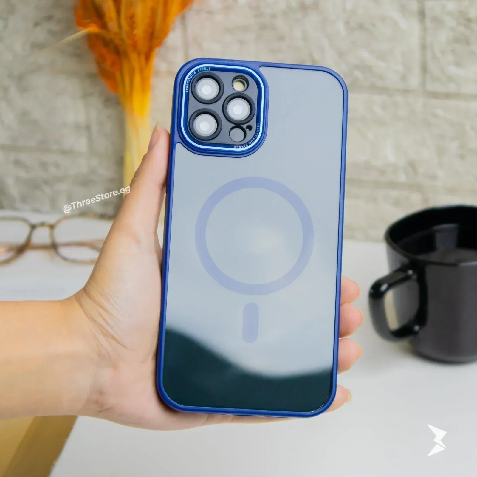 Unique Color Magsafe Case iPhone 12 Pro Max - Three
