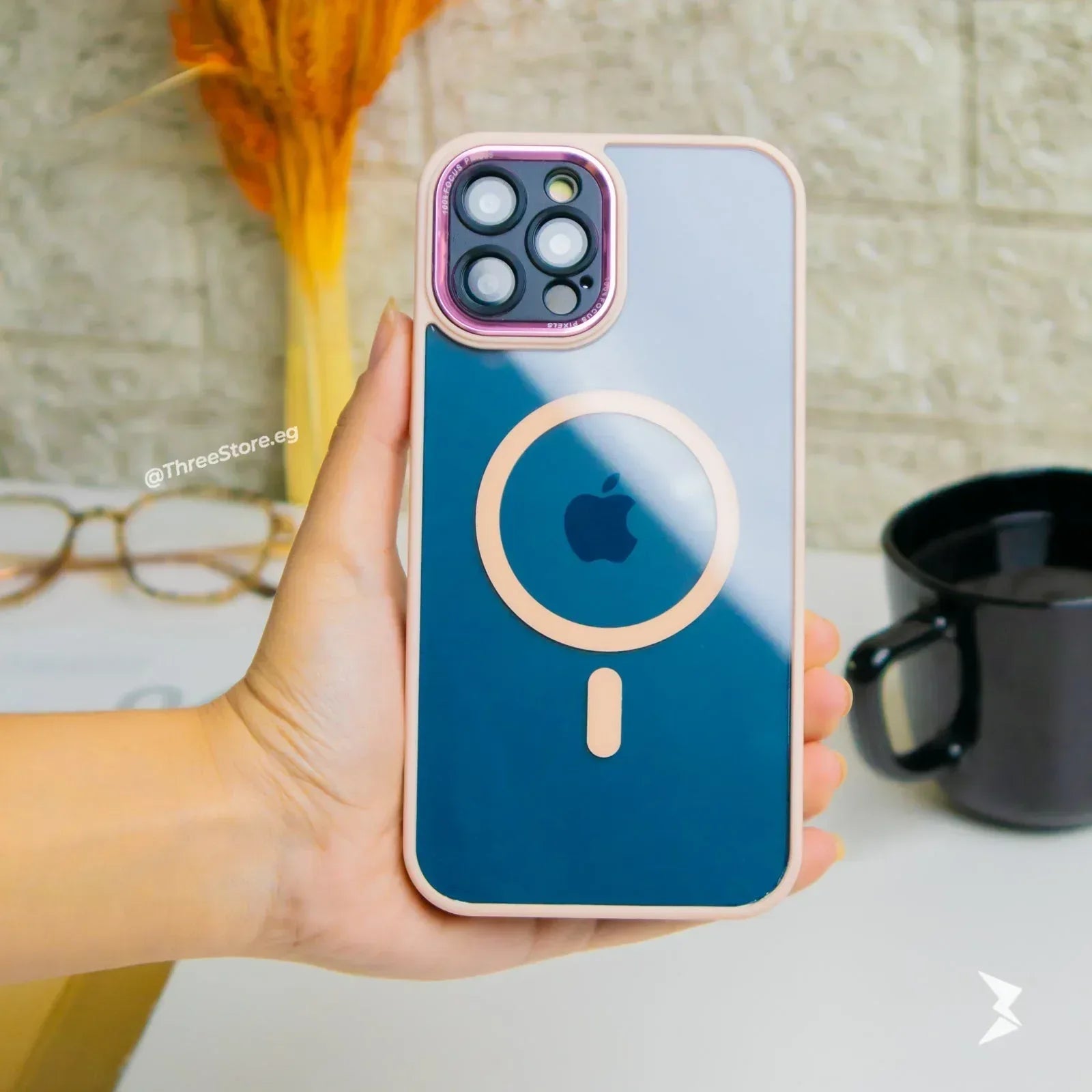 Unique Color Magsafe Case iPhone 14 Pro Max - Three